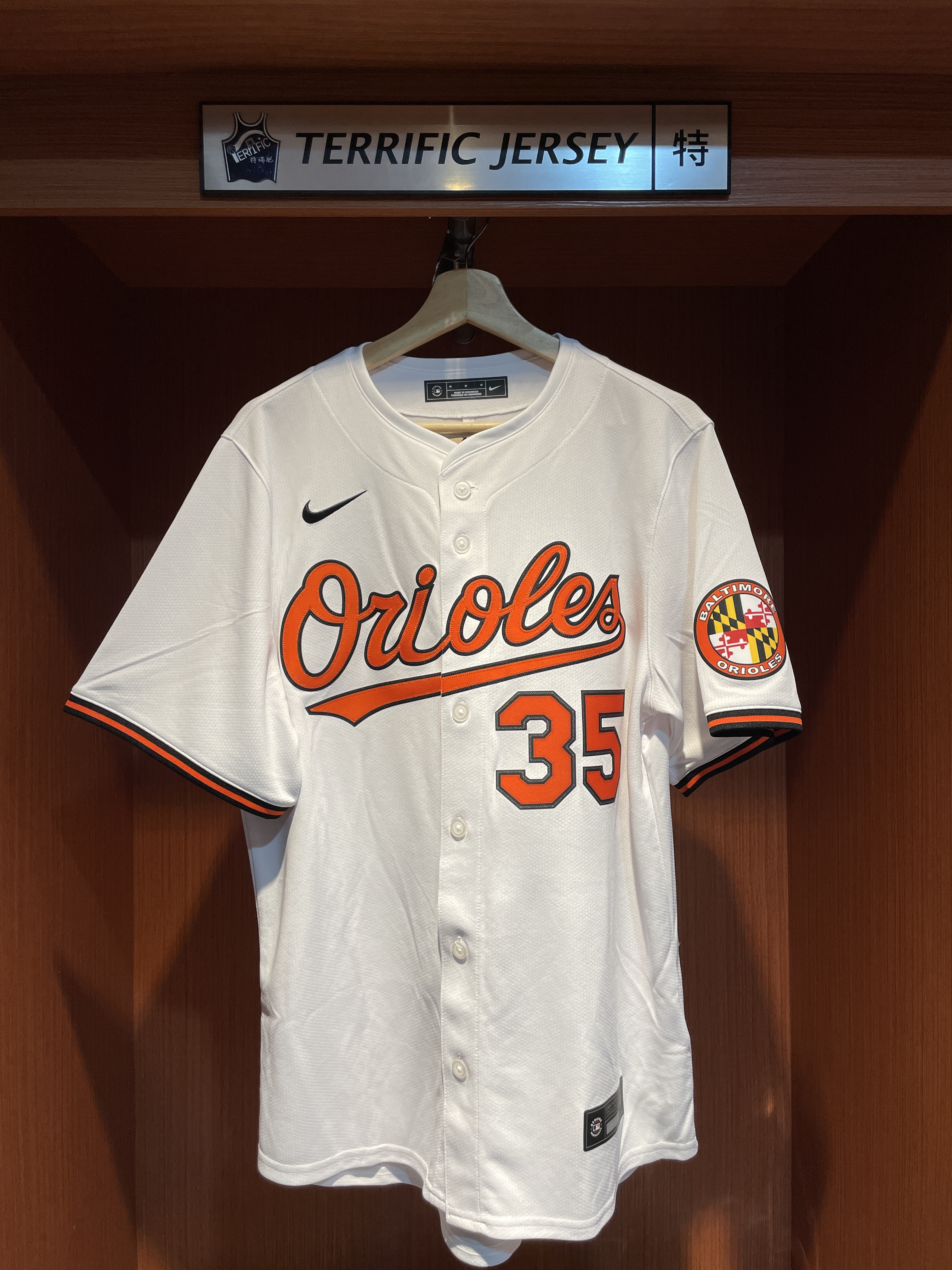 MLB球衣 Adley Rutschman 巴爾的摩金鶯白 Home Nike Limited Player Name Jersey 球迷版 熱轉印 全新