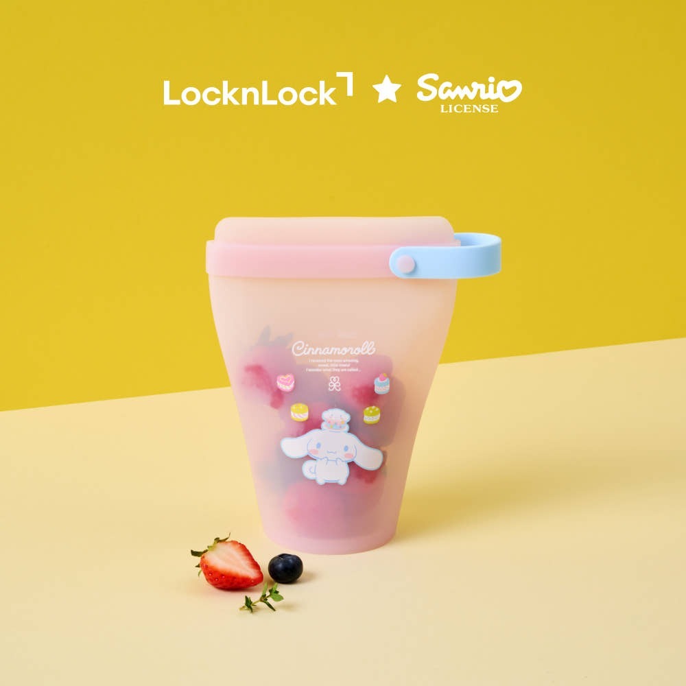 LocknLock X Sanrio Silicone Zippper Bag
