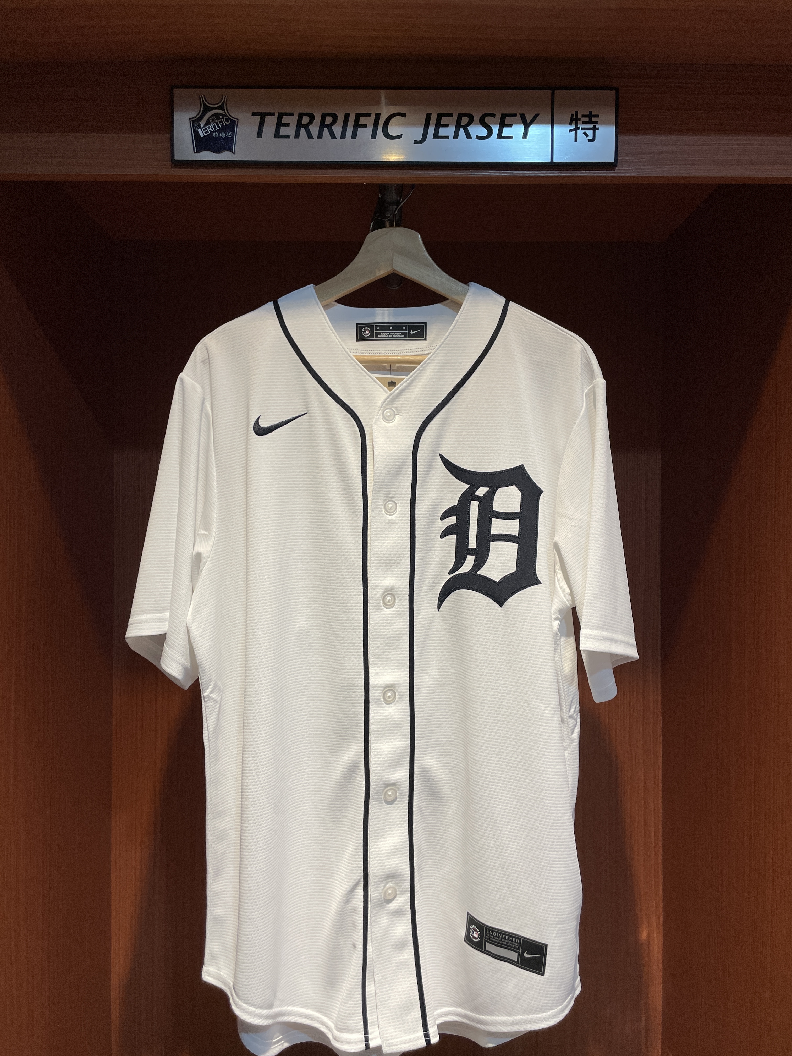 MLB球衣 Hao Yu Lee 底特律老虎白 李灝宇 Home Nike Replica Player Name Jersey 球迷版 熱轉印 全新