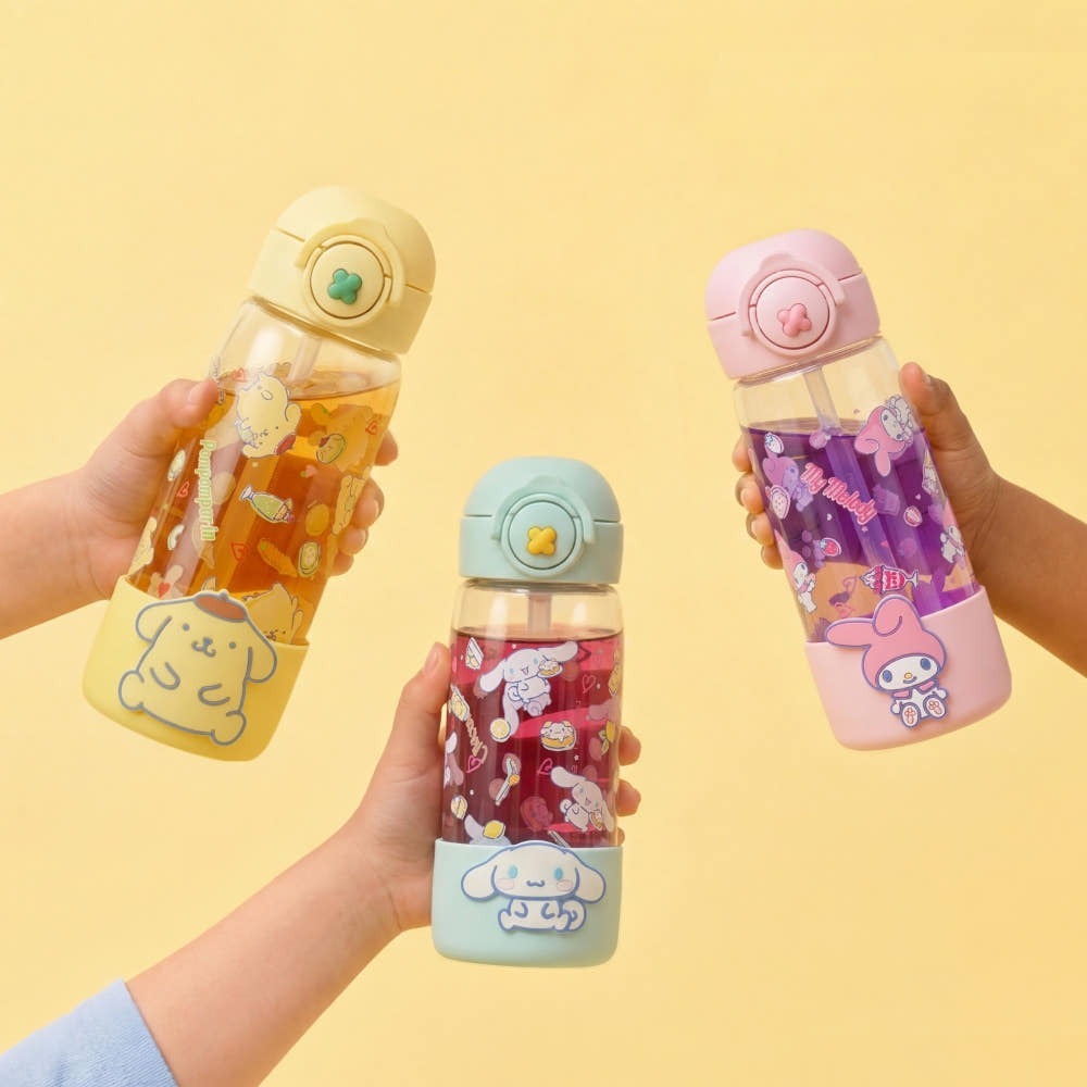 LocknLock X Sanrio One-Touch Tritan Bottle