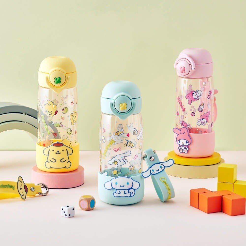 LocknLock X Sanrio One-Touch Tritan Bottle