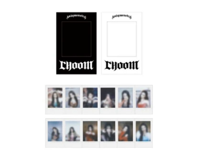 babymonster CHOOM Tour instant photo package