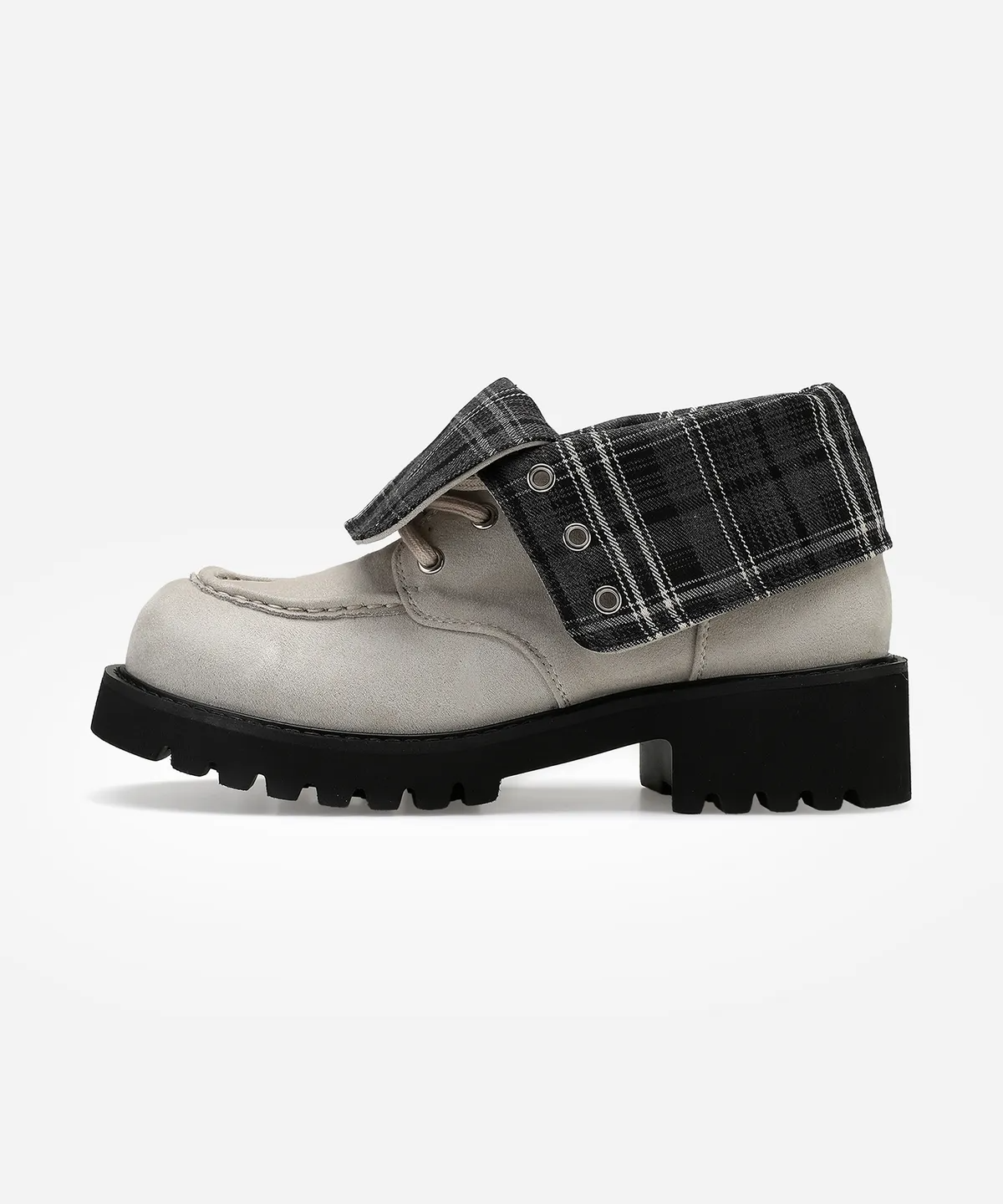 SALT AND CHOCOLATE Glen Check Boots