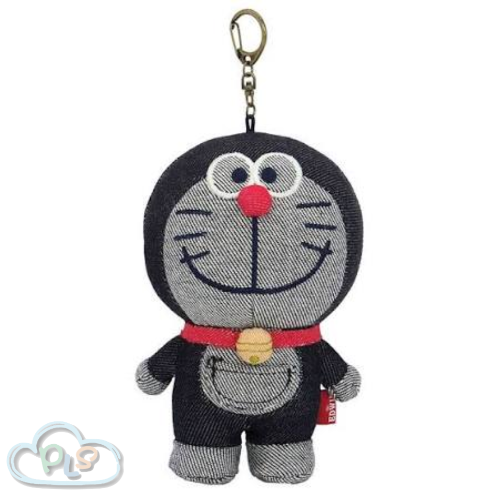 In Stock Keychain Doll Doraemon X EDWIN #22831-1