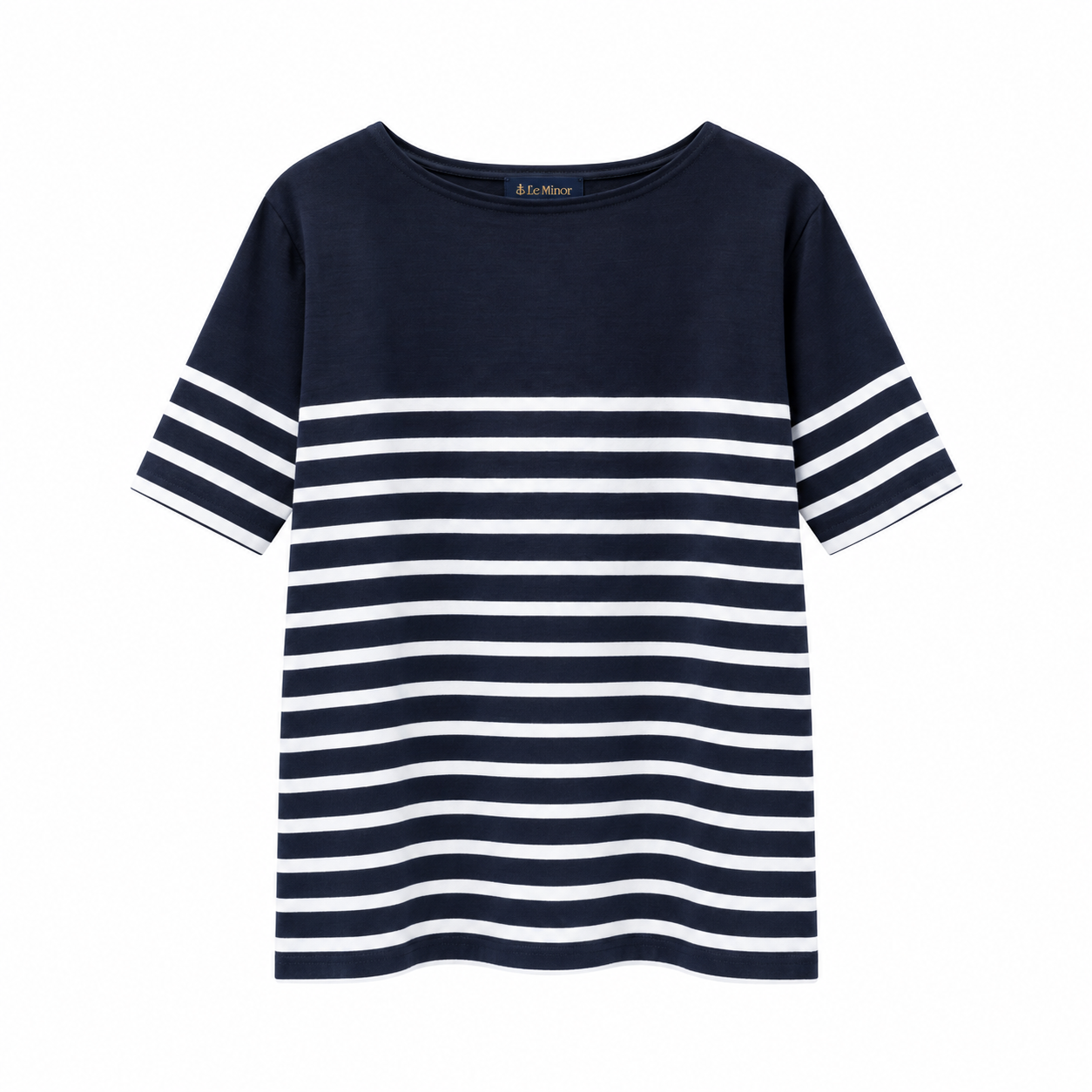 France T-shirt 特殊款黑底白橫條短袖