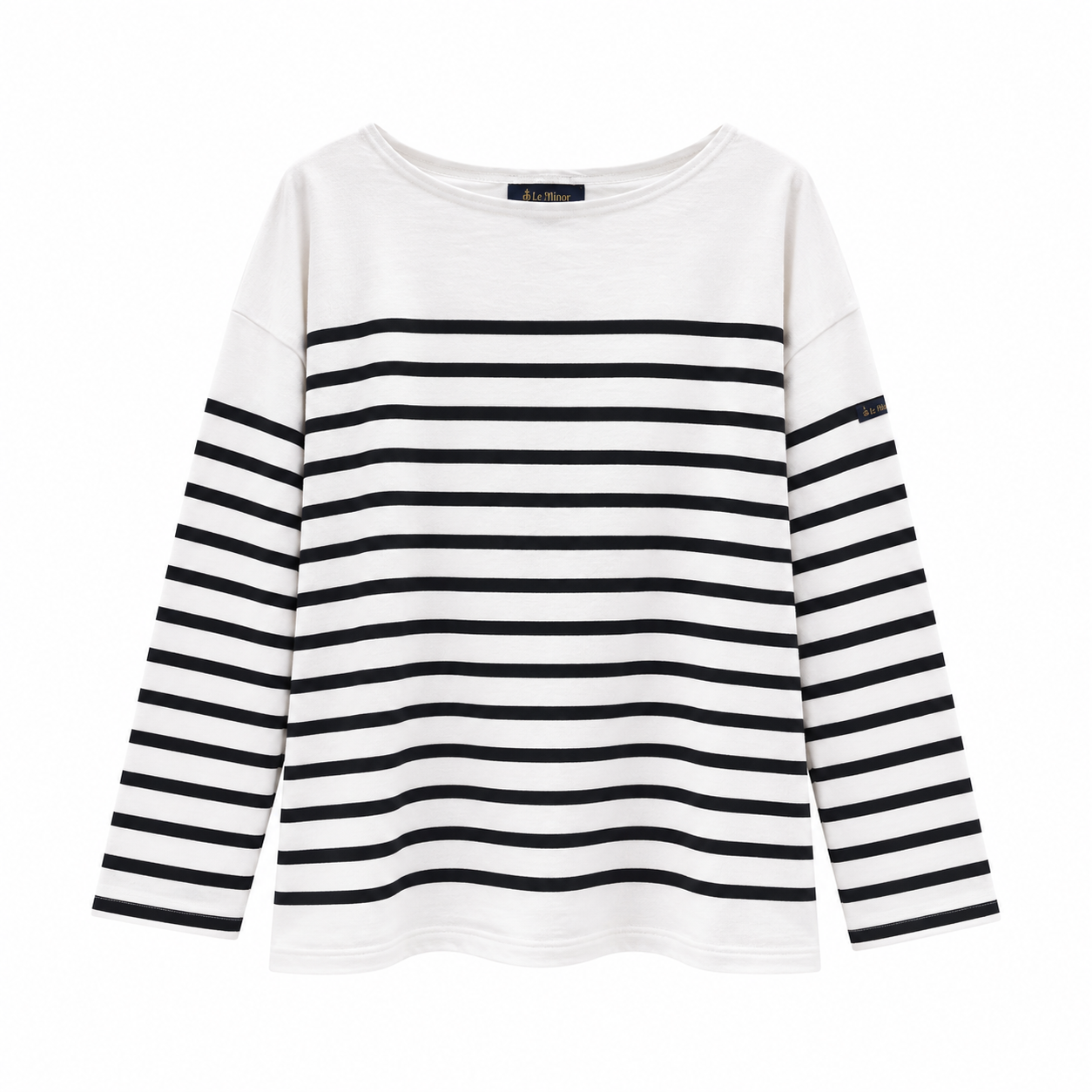 France T-shirt 特殊底白底橫條長袖