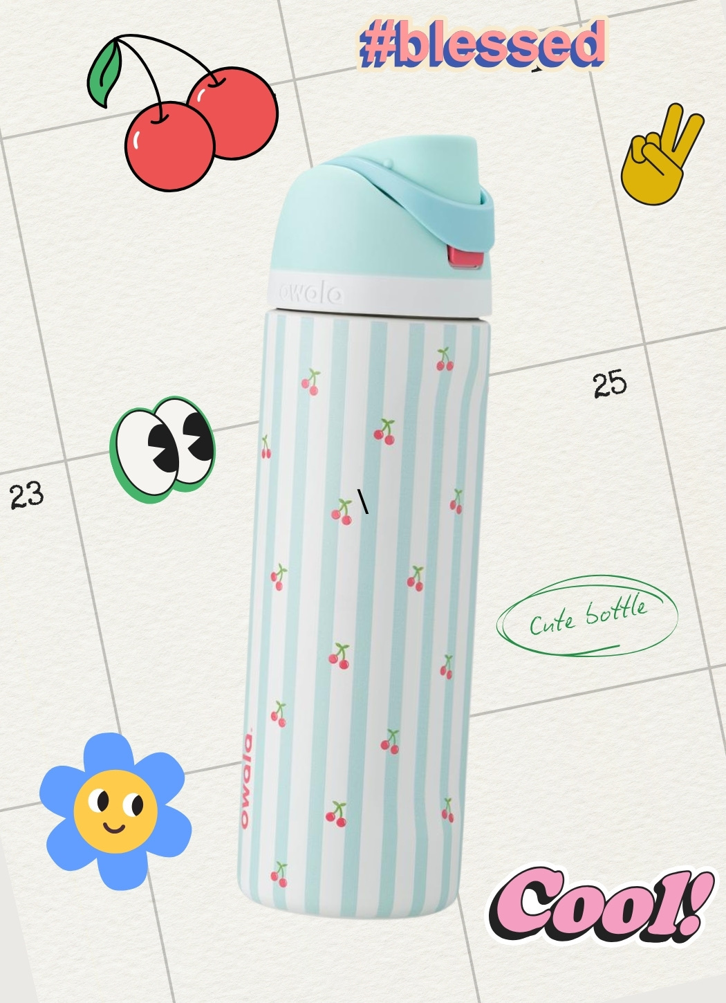 Owala Exclusive Pillow Fight 24oz Water Bottle