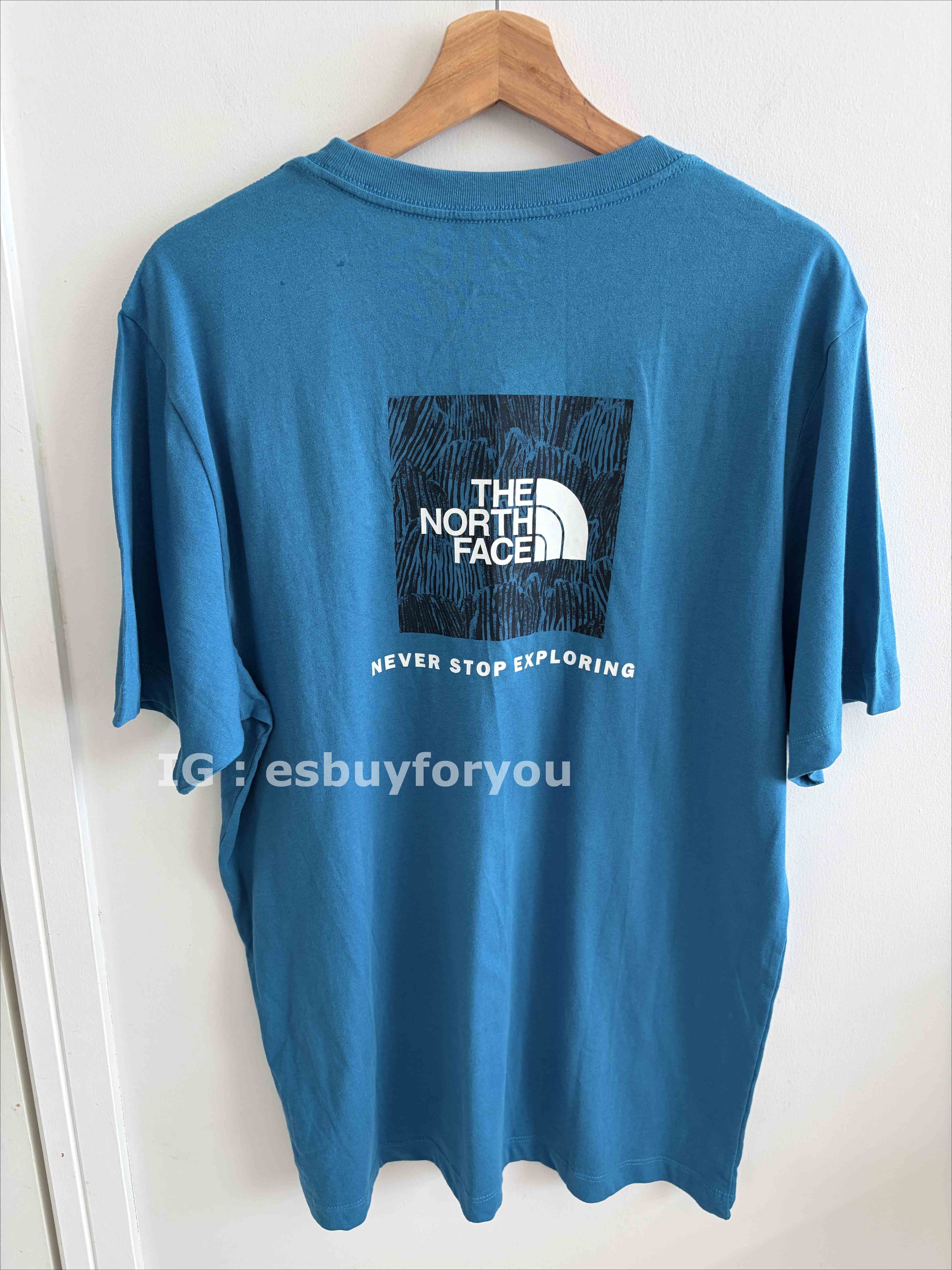 The North Face 男款 造型BOX 正反圖案 短TEE