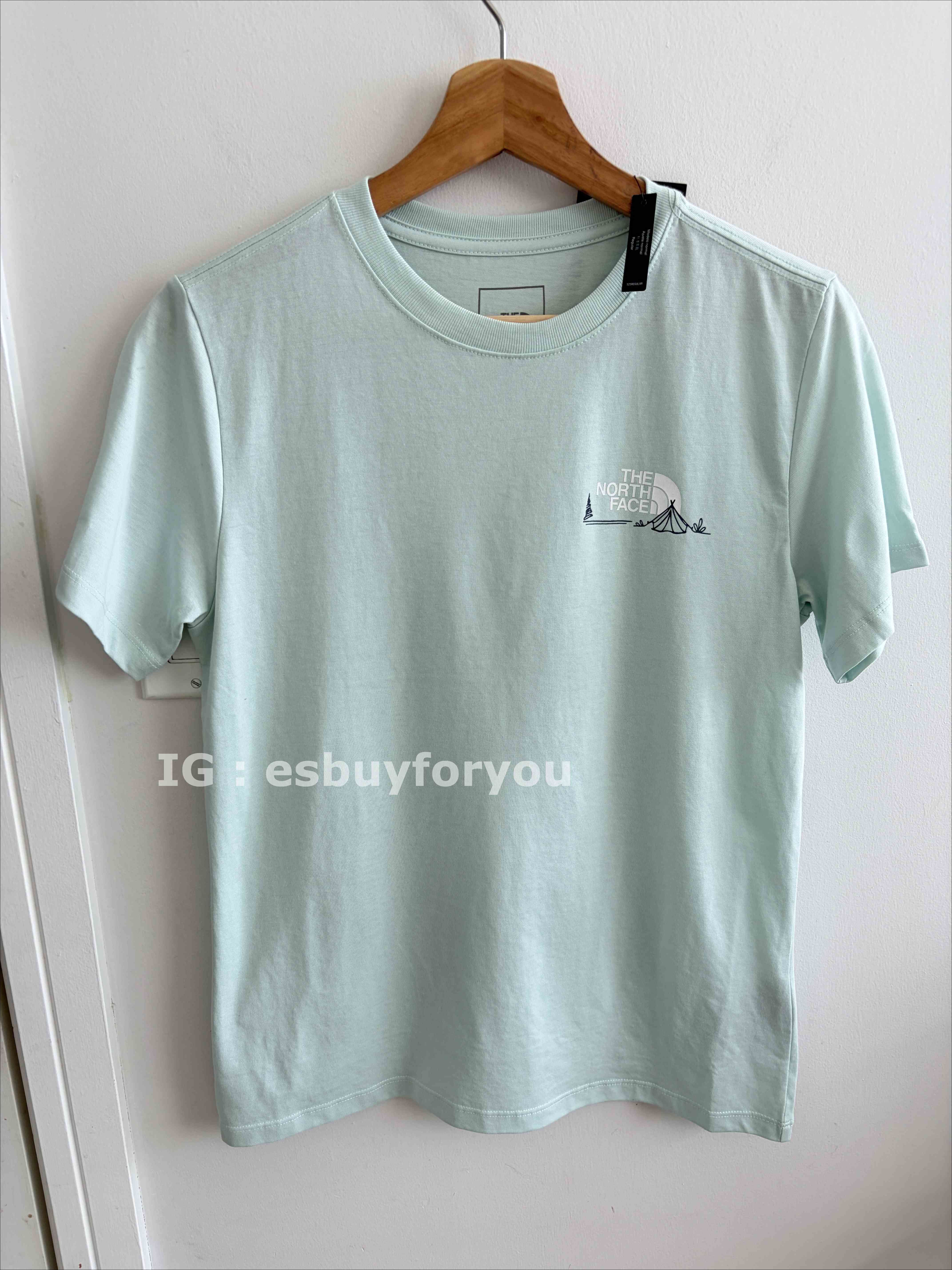 THE NORTH FACE 女大人 露營圖案 正反圖  短TEE (正常版) (2色)