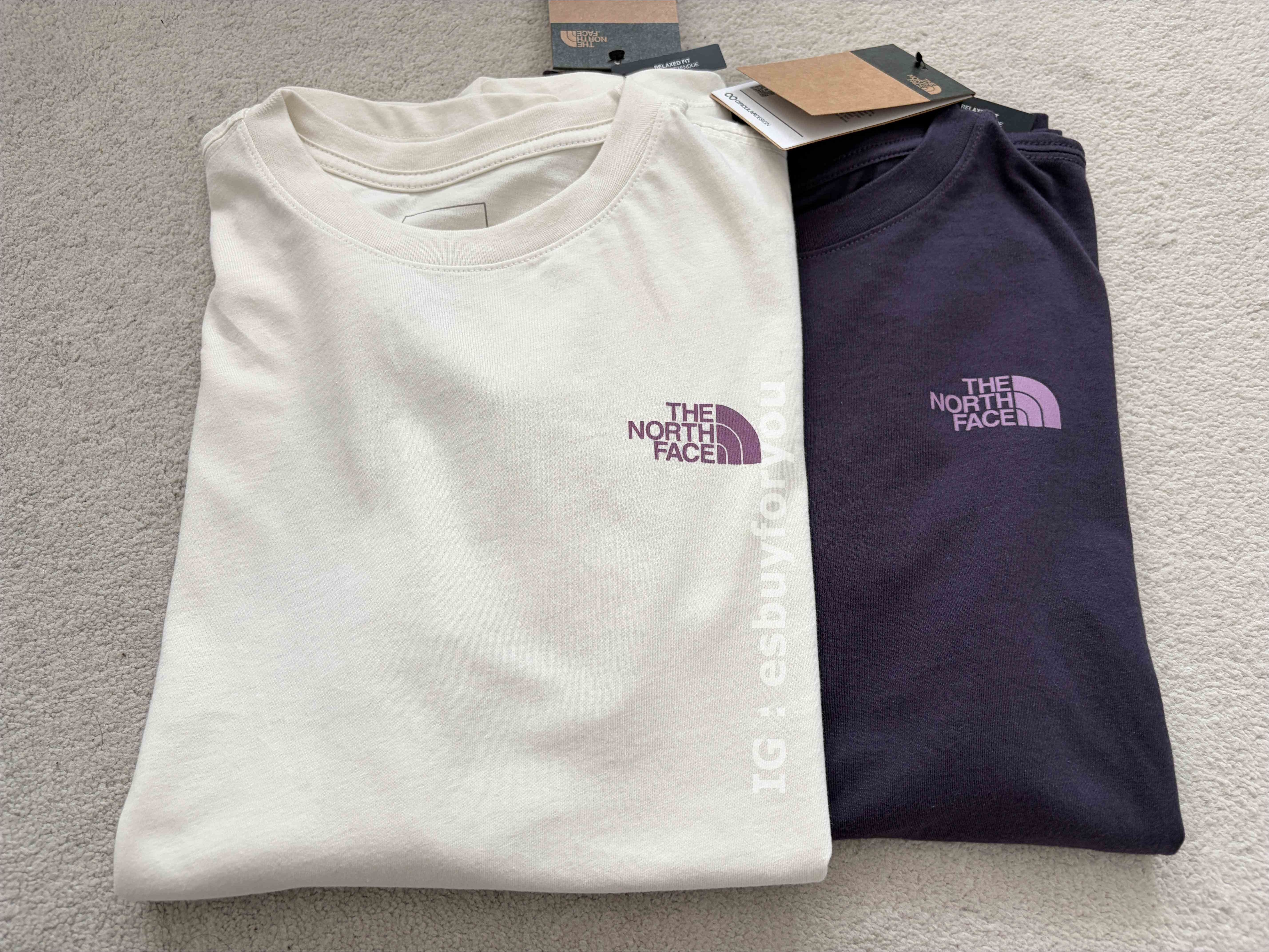 THE NORTH FACE 女大人 戶外系列 正反圖案 短TEE (2色) (小寬版)