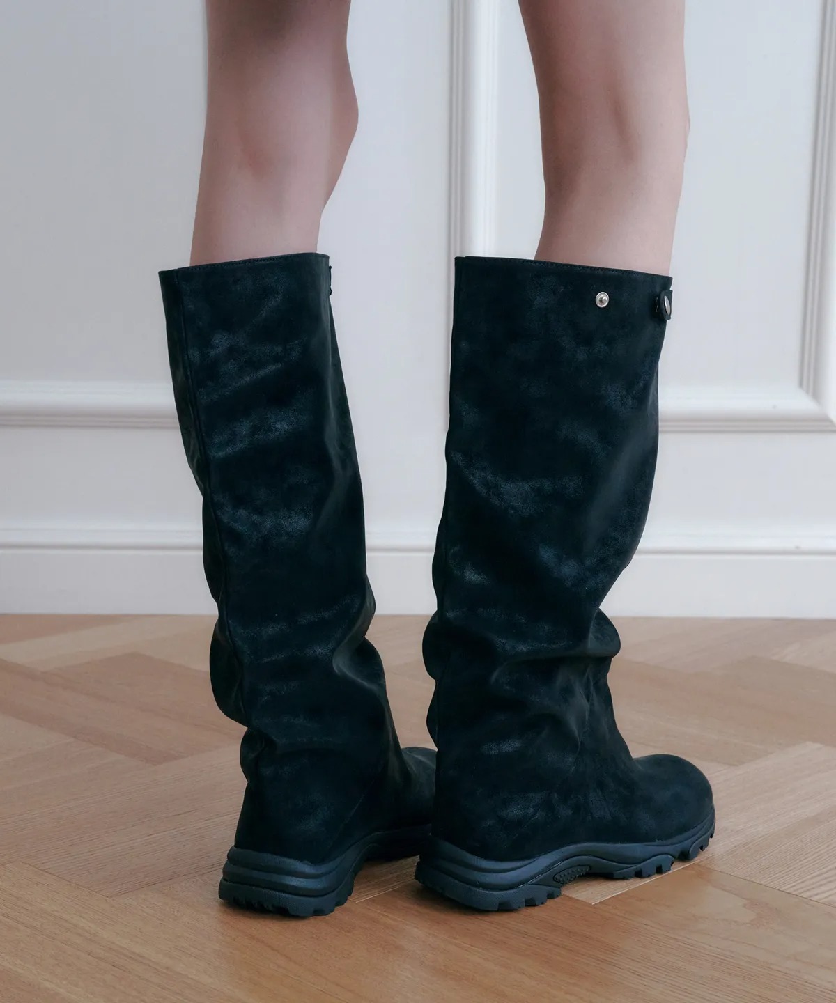 SALT AND CHOCOLATE Iber Wide Long Boots