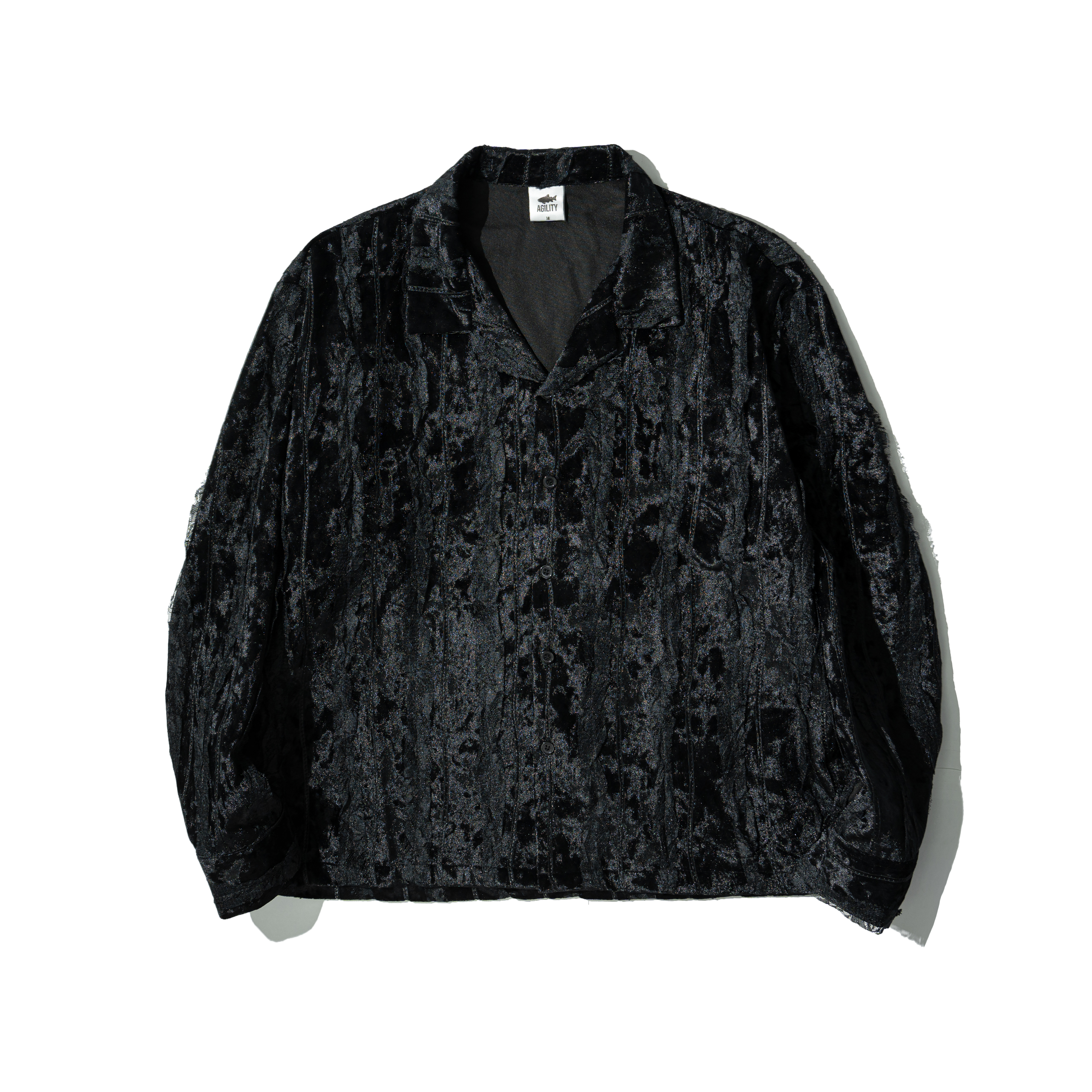 AGILITY Jacquard Cuban LS Shirts 提花 古巴領 長袖襯衫 [SL8]