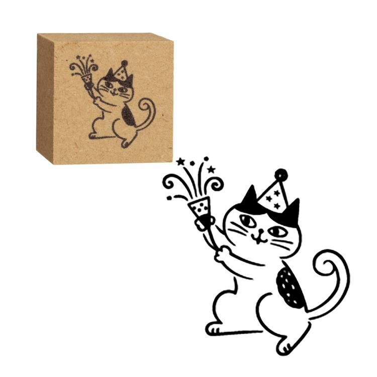 DECOLE PARTY WOOD STAMP