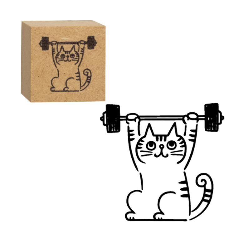 DECOLE EXERCISE WOOD STAMP
