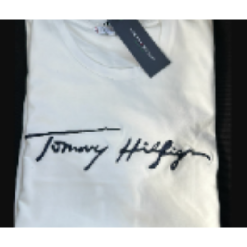 HOT-CCG0913-193 Tommy文字圓領Tee XXL (A193)