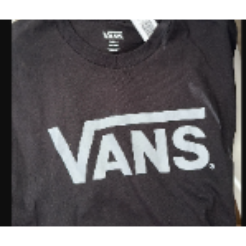 HOT-CCG0913-201 VANS黑色大Logo圓領Tee XS (A201)