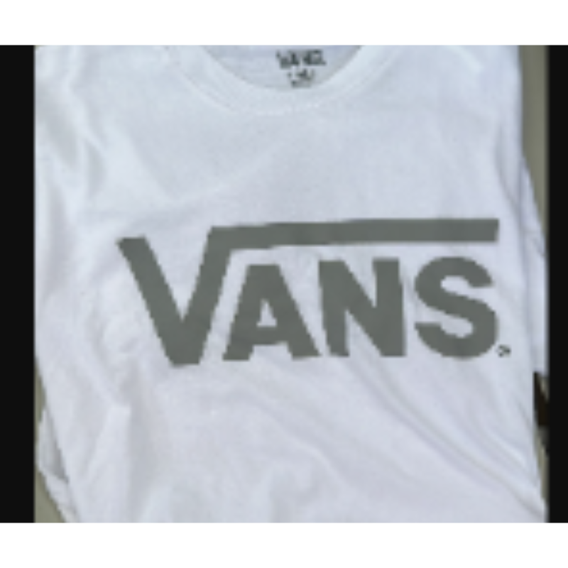 HOT-CCG0913-199 VANS白色大Logo圓領Tee XL (A199)