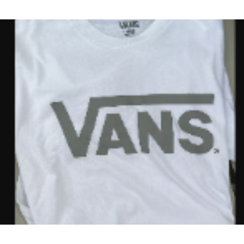 HOT-CCG0913-198 VANS白色大Logo圓領Tee L (A198)