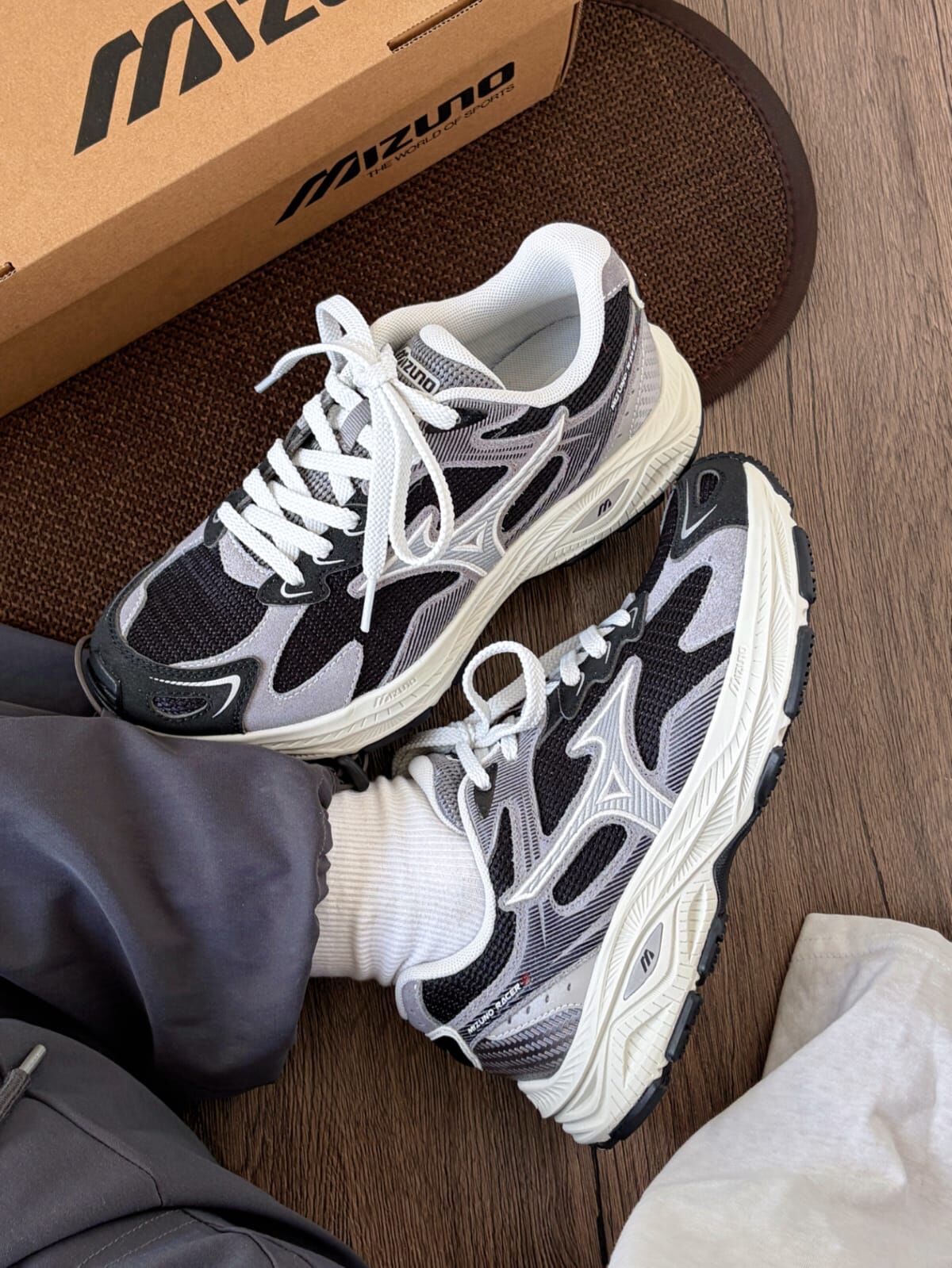 MIZUNO RACER S 復古 夜行黑 🩶🖤