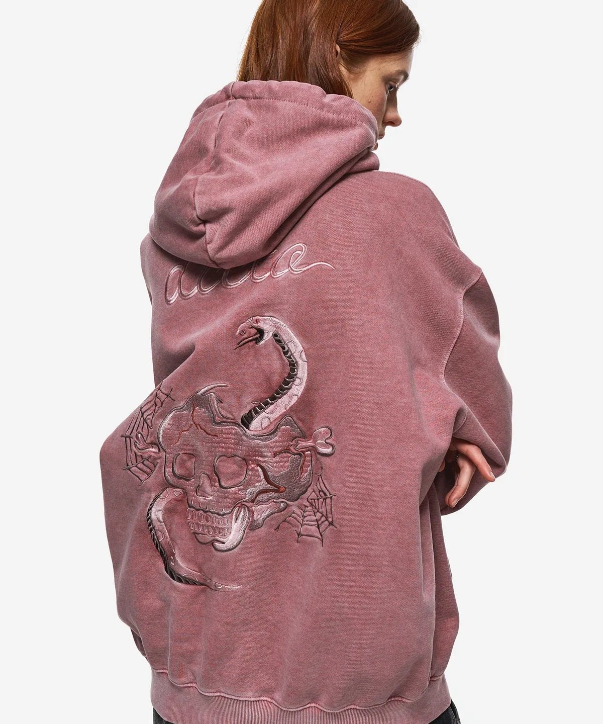 CPGN STUDIO Scul Web Pigment Hoodie Zip-up