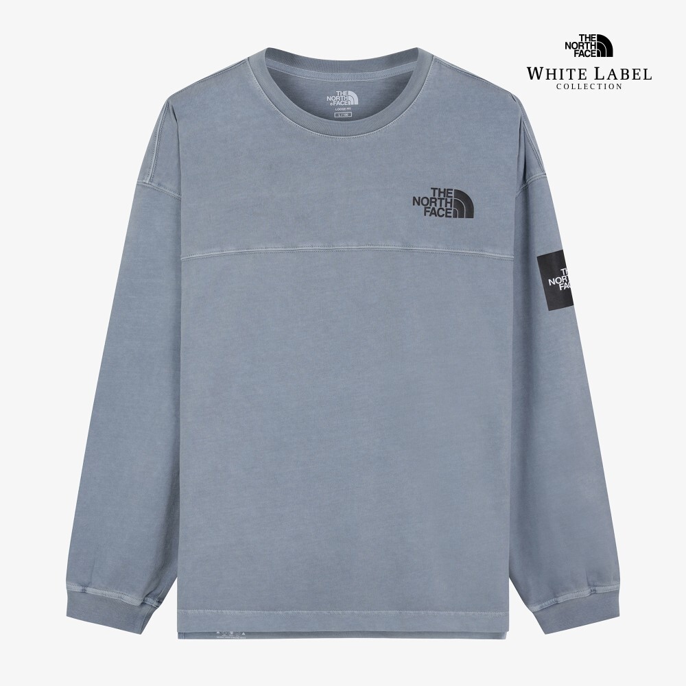 【代購】The North Face STITCH L/S R/TEE 韓版刺繡長袖上衣 男女同款