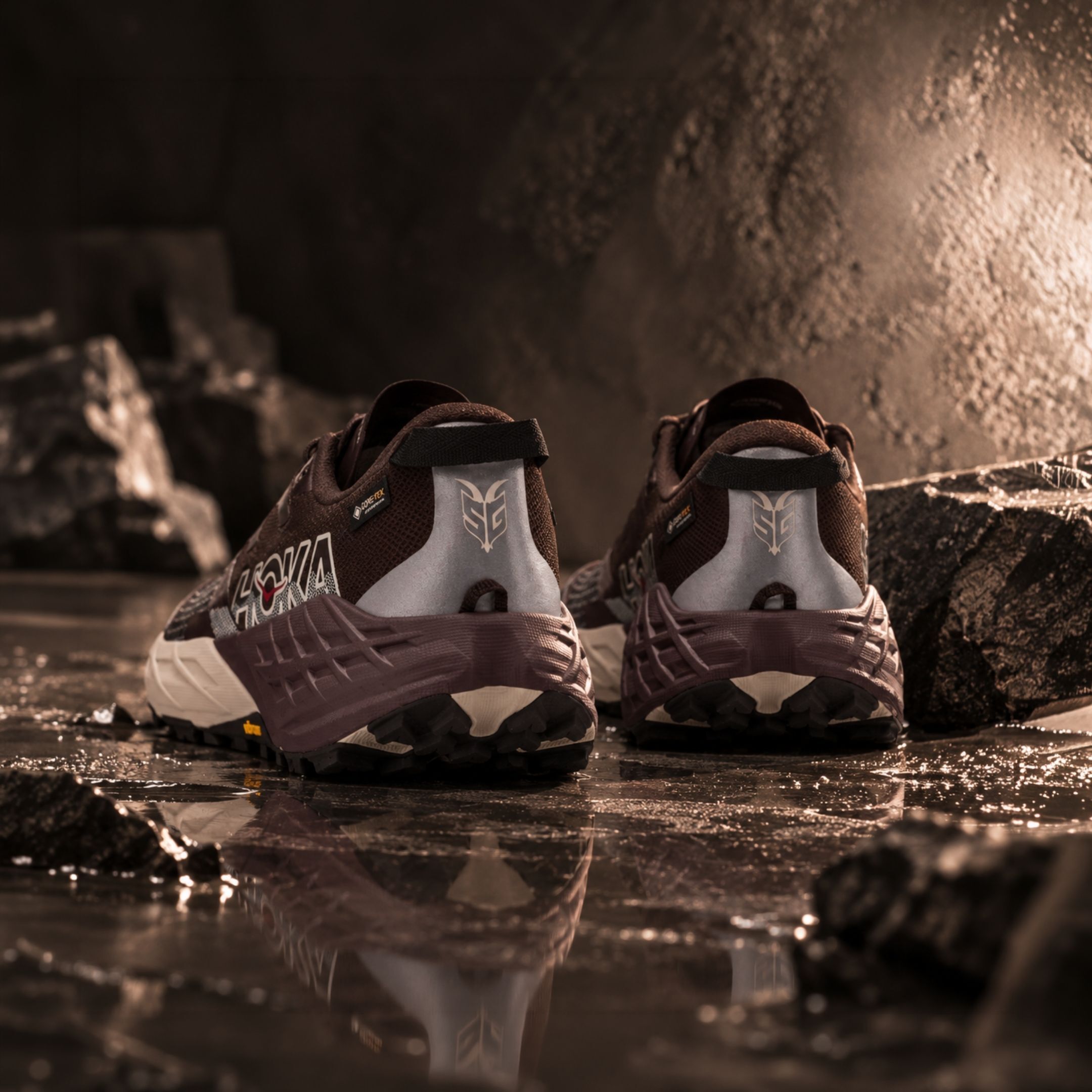 NICEDAY 代購 Hoka One One SPEEDGOAT 7 Gore-Tex 棕色 可可 摩卡 機能 登山 慢跑 1176674-SHCL