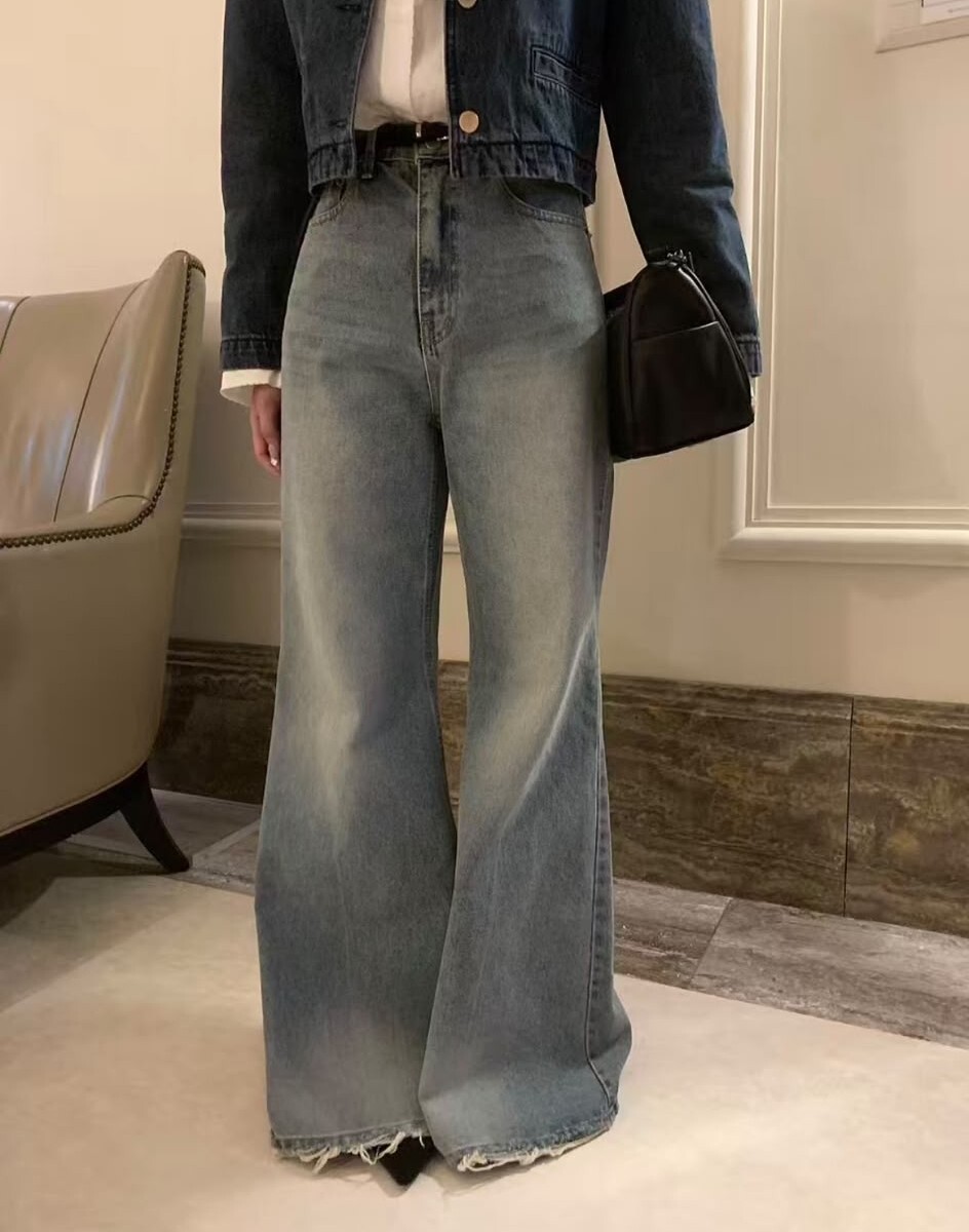 VB06  高腰牛仔褲 👖 S: 腰25 HIP39 長45 / M:腰26 HIP40 長45.5 / L:腰27 HIP41 長46 $599