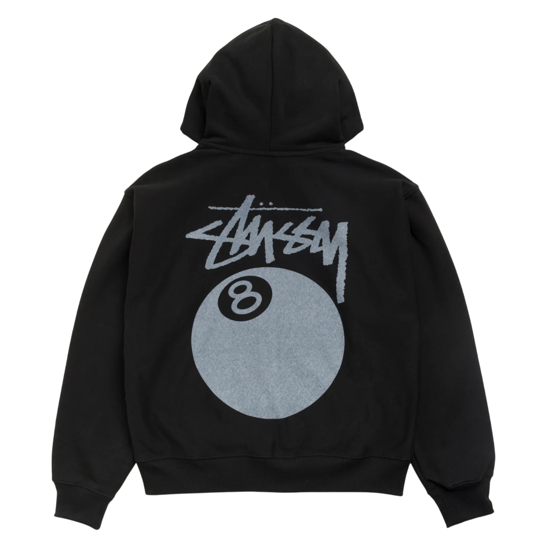 ☆ETW☆【EASY TO WEAR】STUSSY 26FW 8 BALL ZIP HOODIE 八號球 連帽 外套 撞球