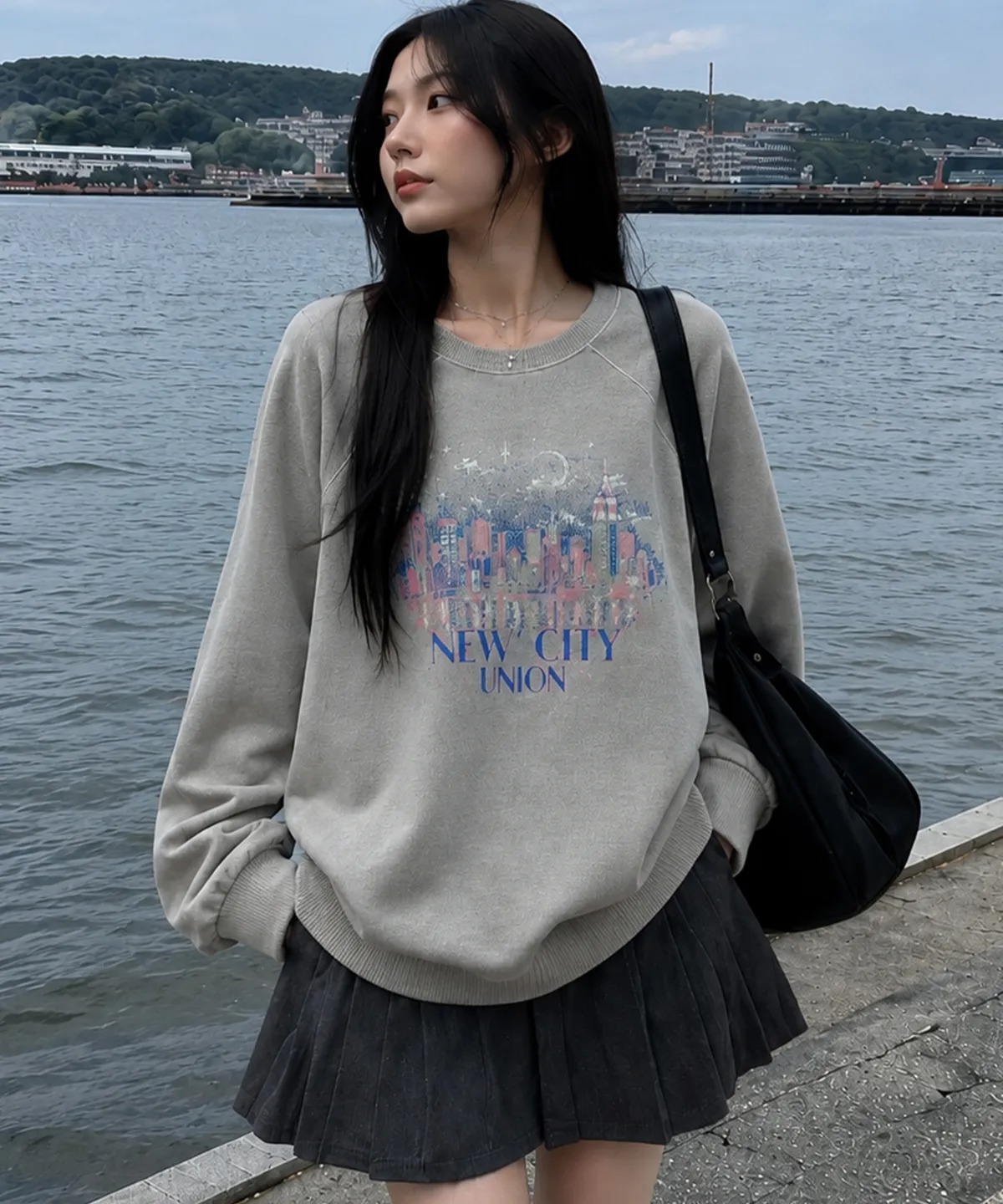 CPGN STUDIO New City Raglan Pigment Sweatshirt