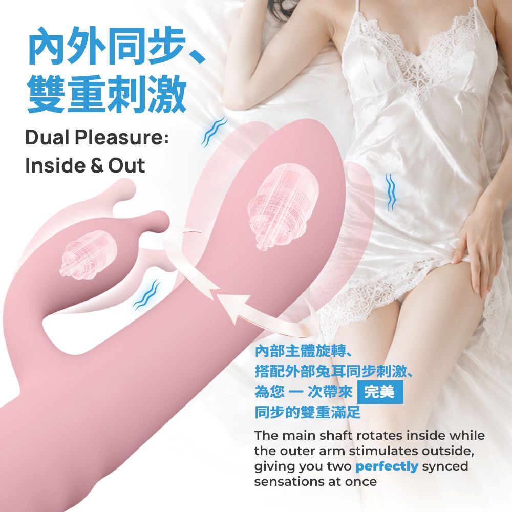 KIKO SilkTouch 強力360度旋轉兔仔按摩震動棒