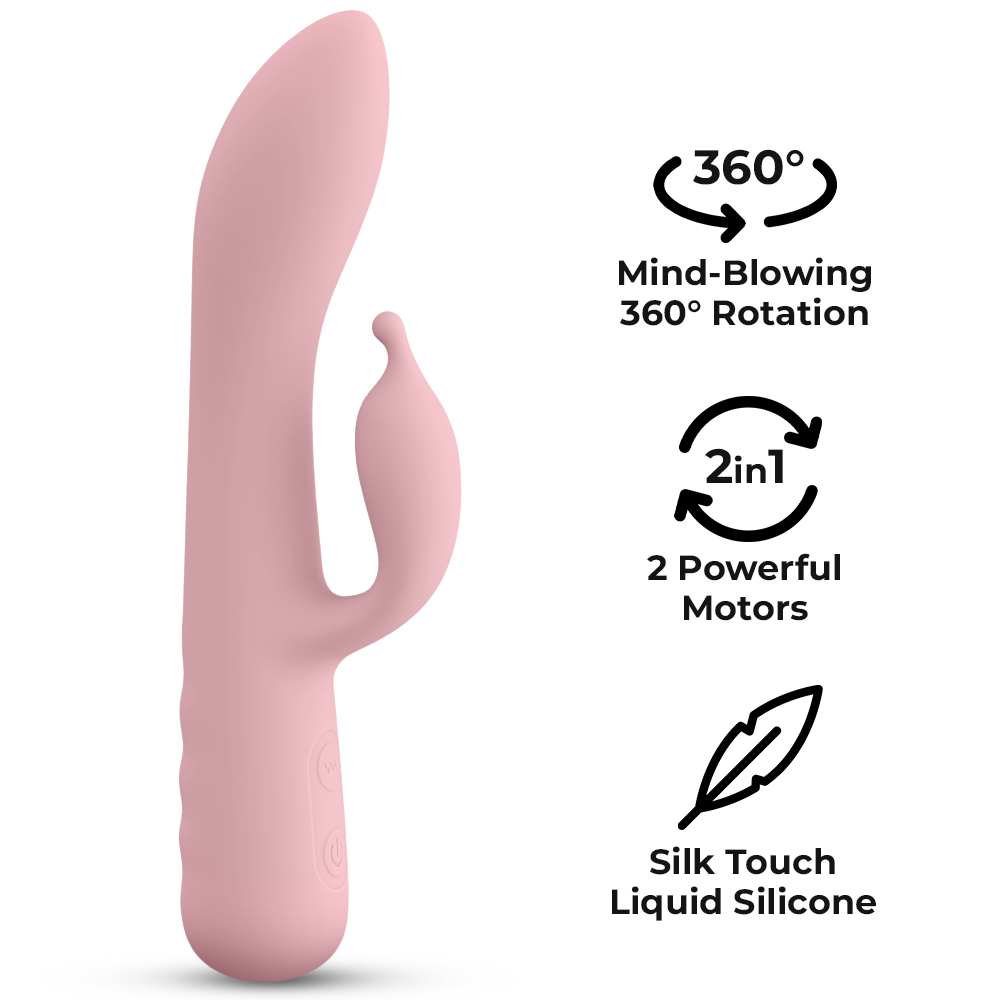 KIKO SilkTouch 強力360度旋轉兔仔按摩震動棒