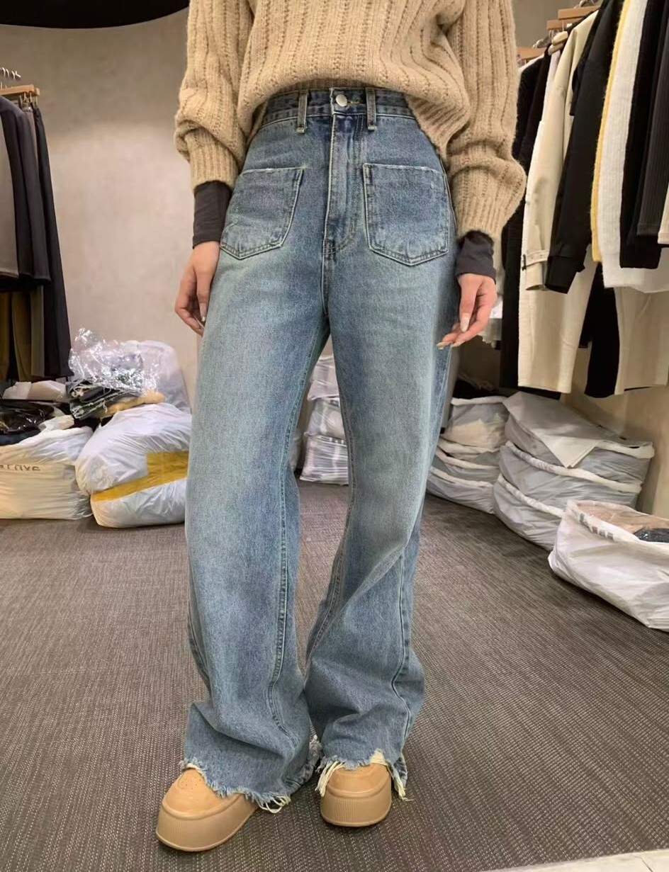 VB13 下身 牛仔褲👖 S: 腰26 HIP38 長44 / M:腰27 HIP39 長44.5 / L:腰28 HIP40 長45 $599
