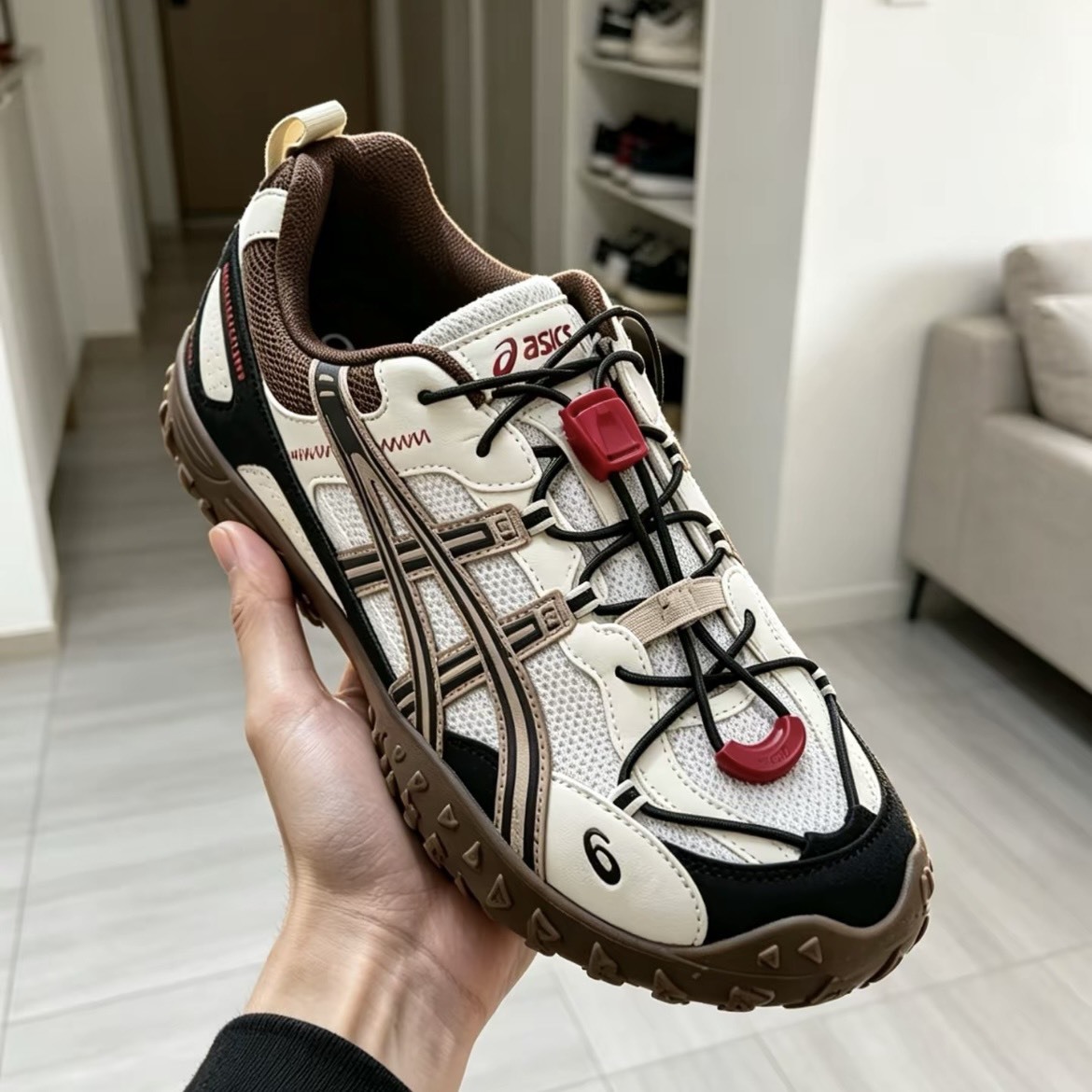【代購】ASICS GEL-AMMG 復古薄底緩震休閒跑鞋 男女同款 1203B274-100