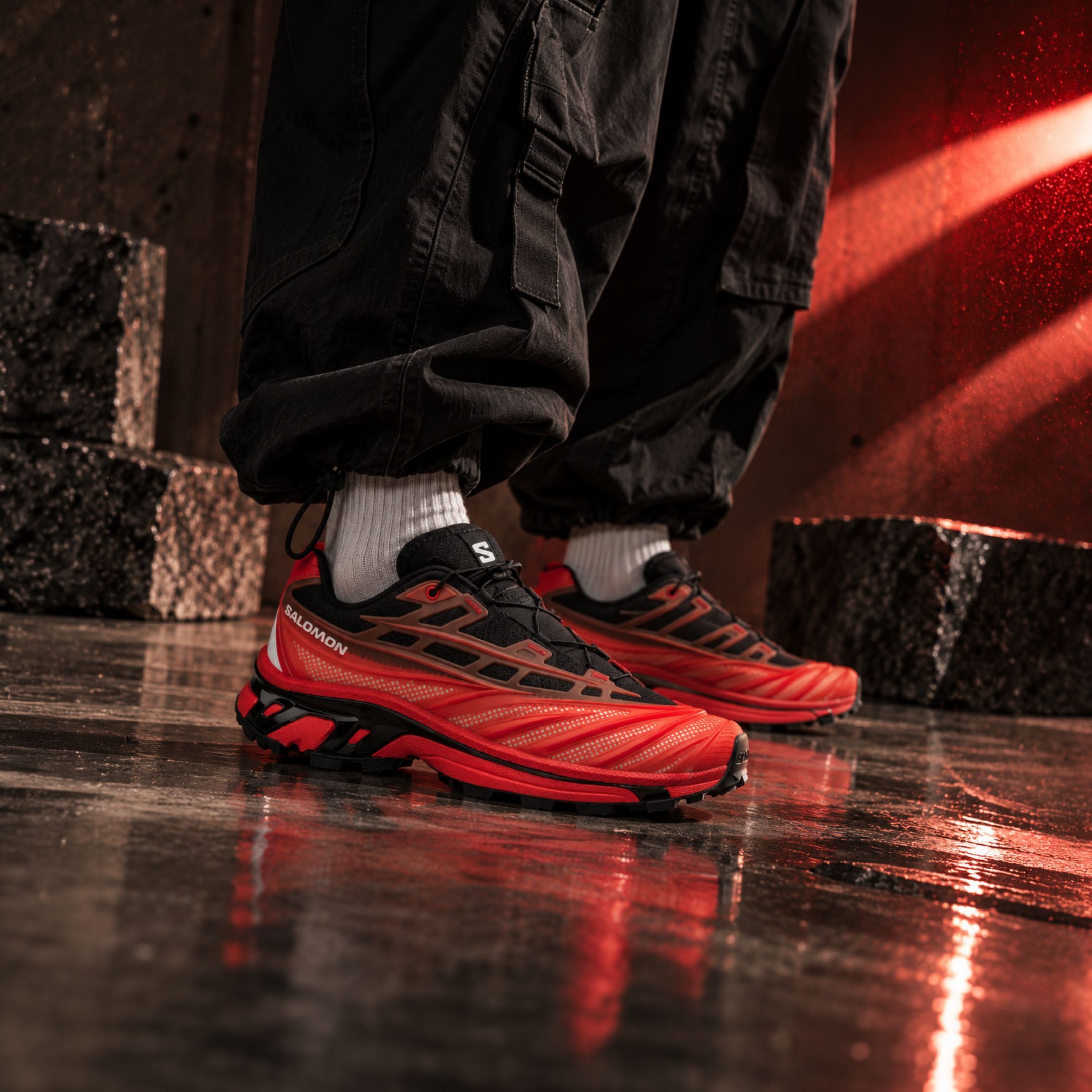 NICEDAY 現貨 Salomon XT-EVO 黑紅 紅 紅色 焰狐 機能 慢跑 登山 索羅門 L49177900