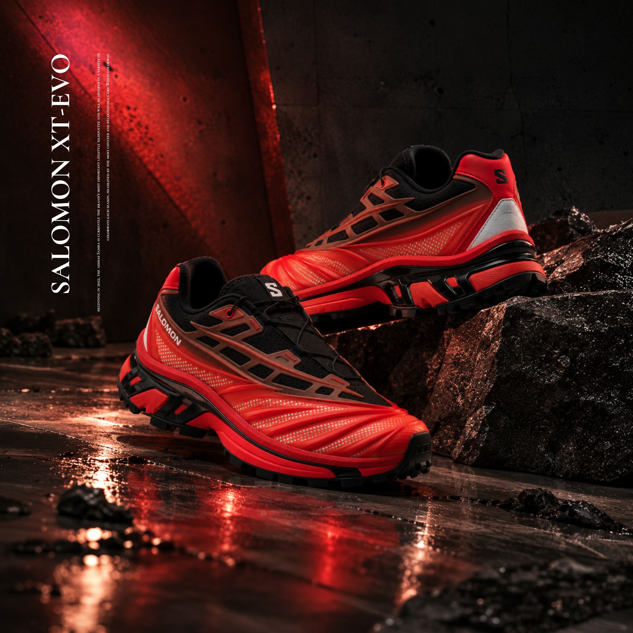 NICEDAY 現貨 Salomon XT-EVO 黑紅 紅 紅色 焰狐 機能 慢跑 登山 索羅門 L49177900