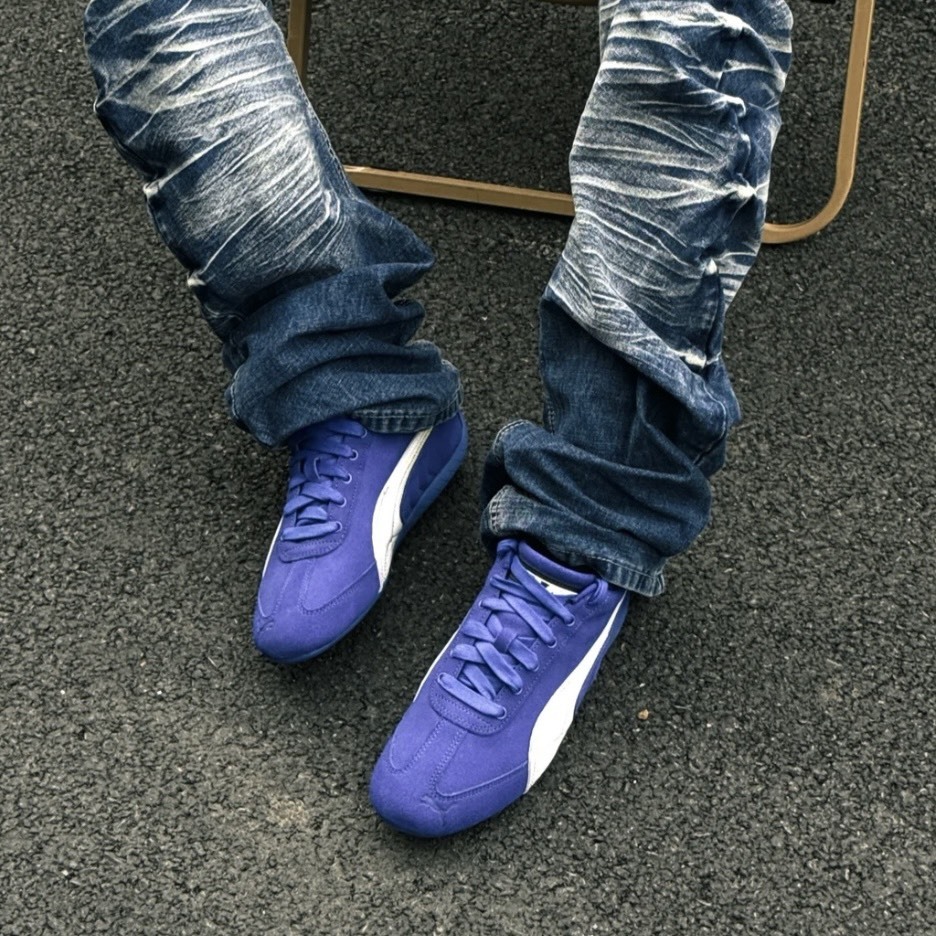 【代購】PUMA × Scuderia Ferrari Speedcat Miami 賽車薄底休閒鞋 男女同款 藍色