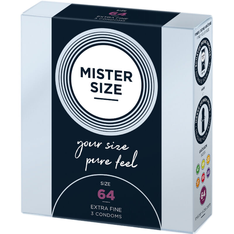 Mister Size XXL 64mm 3片裝 超薄大碼乳膠安全套