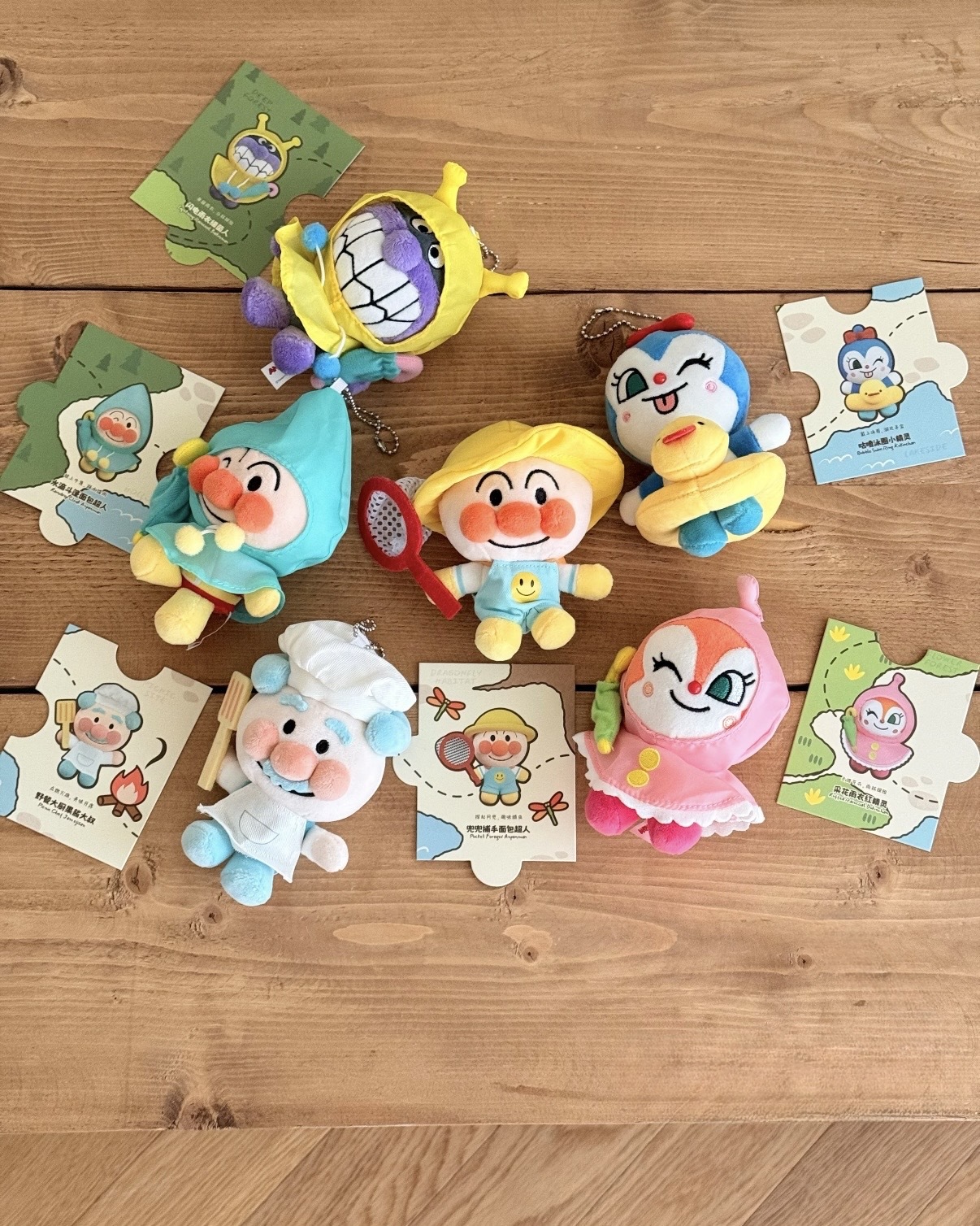 ANPANMAN 麵包超人去郊遊 果醬爺爺 紅精靈 細菌人 吊飾 鑰匙圈 盲盒 / 預購