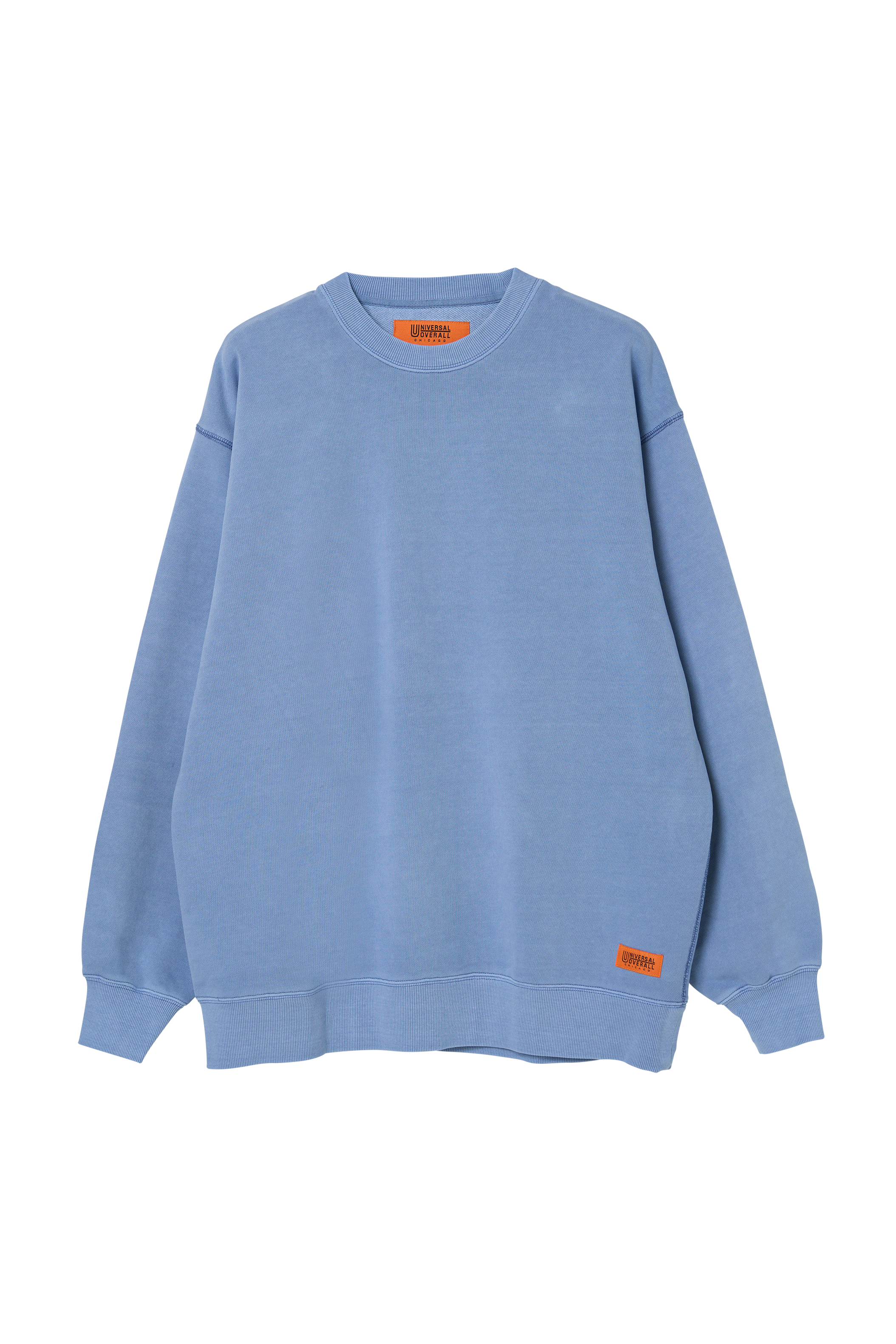 UNIVERSAL OVERALL SWEAT SHIRT/PIGMENT DYE (2COL)