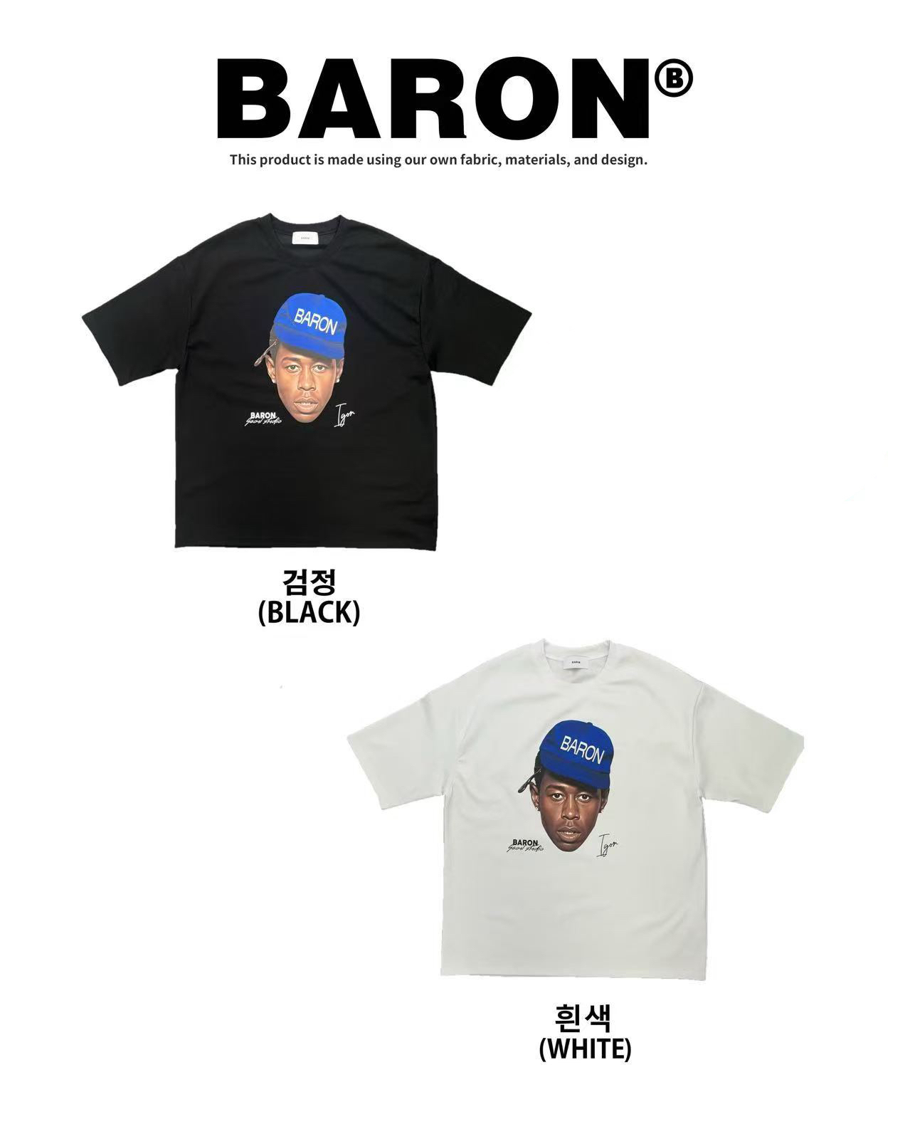 BARON 男人頭T-Shirt（K269 BA606）