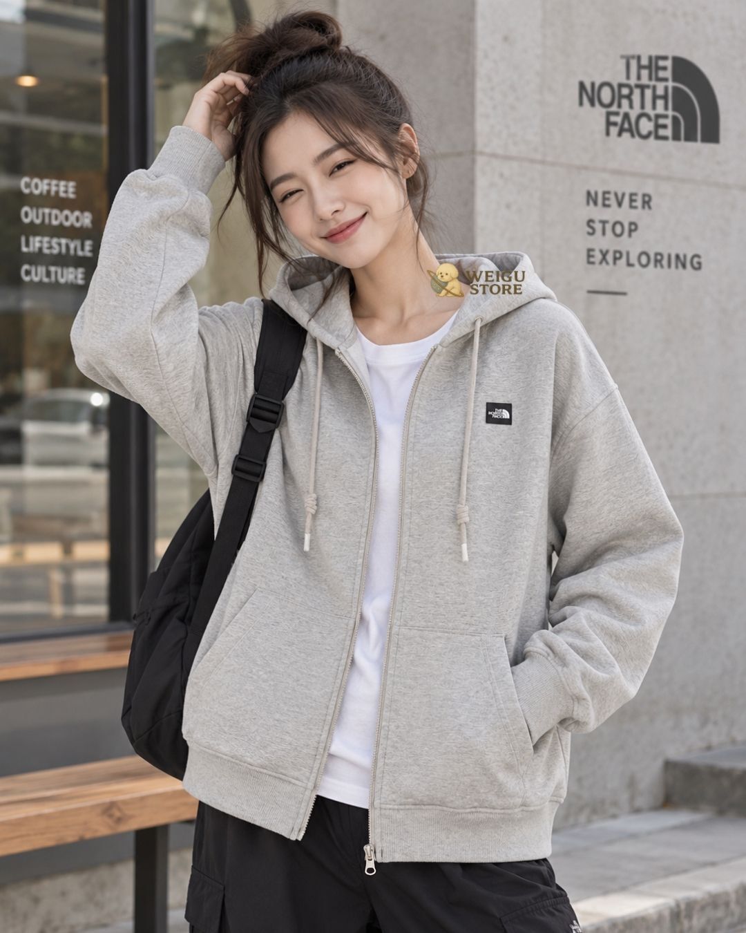 【預購】The North Face WL HOOD ZIP UP 連帽拉鍊外套 NJ5JS50