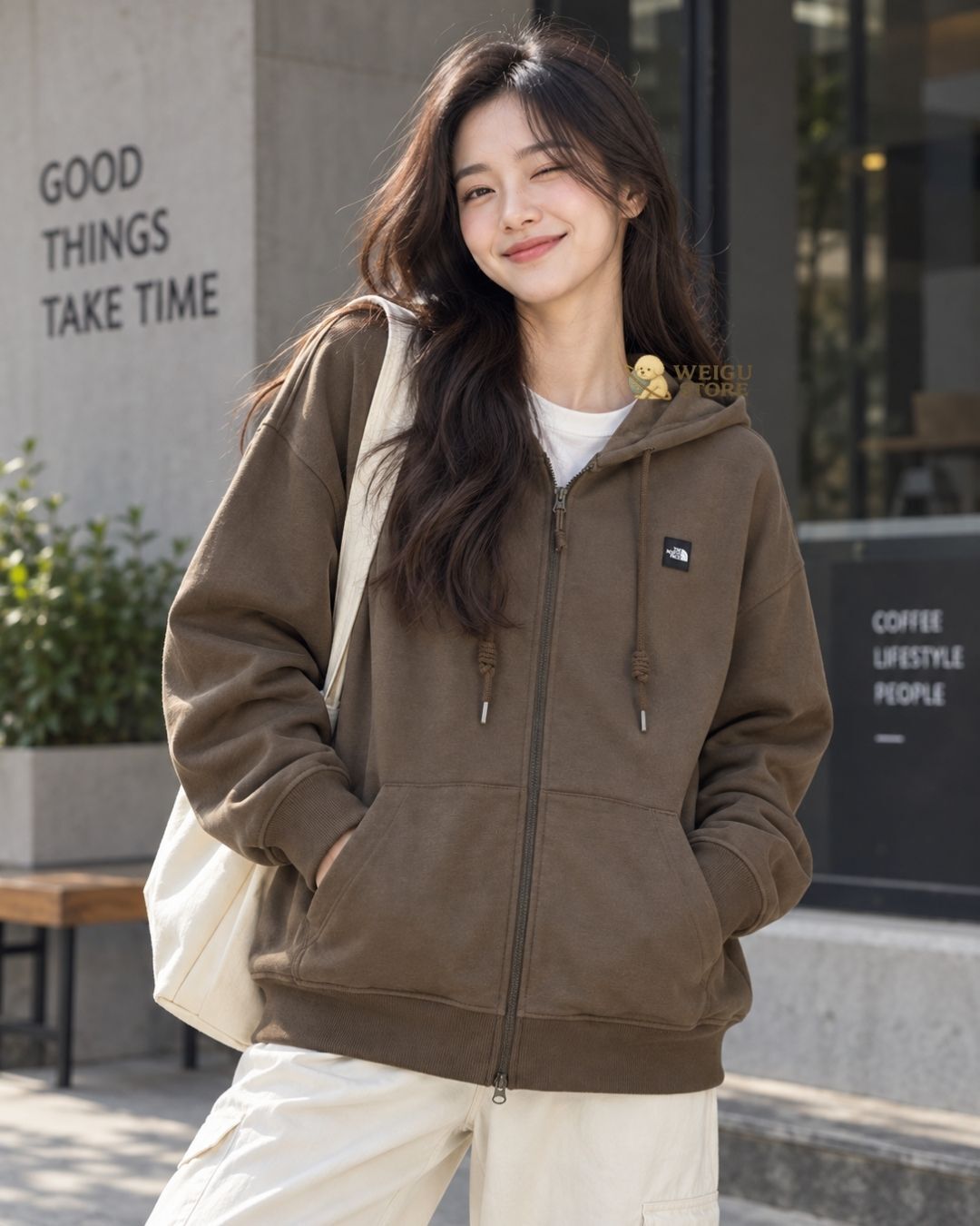 【預購】The North Face WL HOOD ZIP UP 連帽拉鍊外套 NJ5JS50