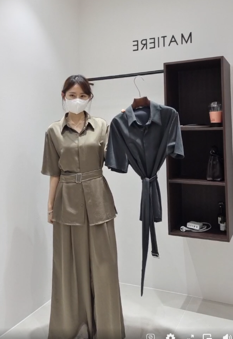 MA7114 日系方扣高級光澤感襯衫