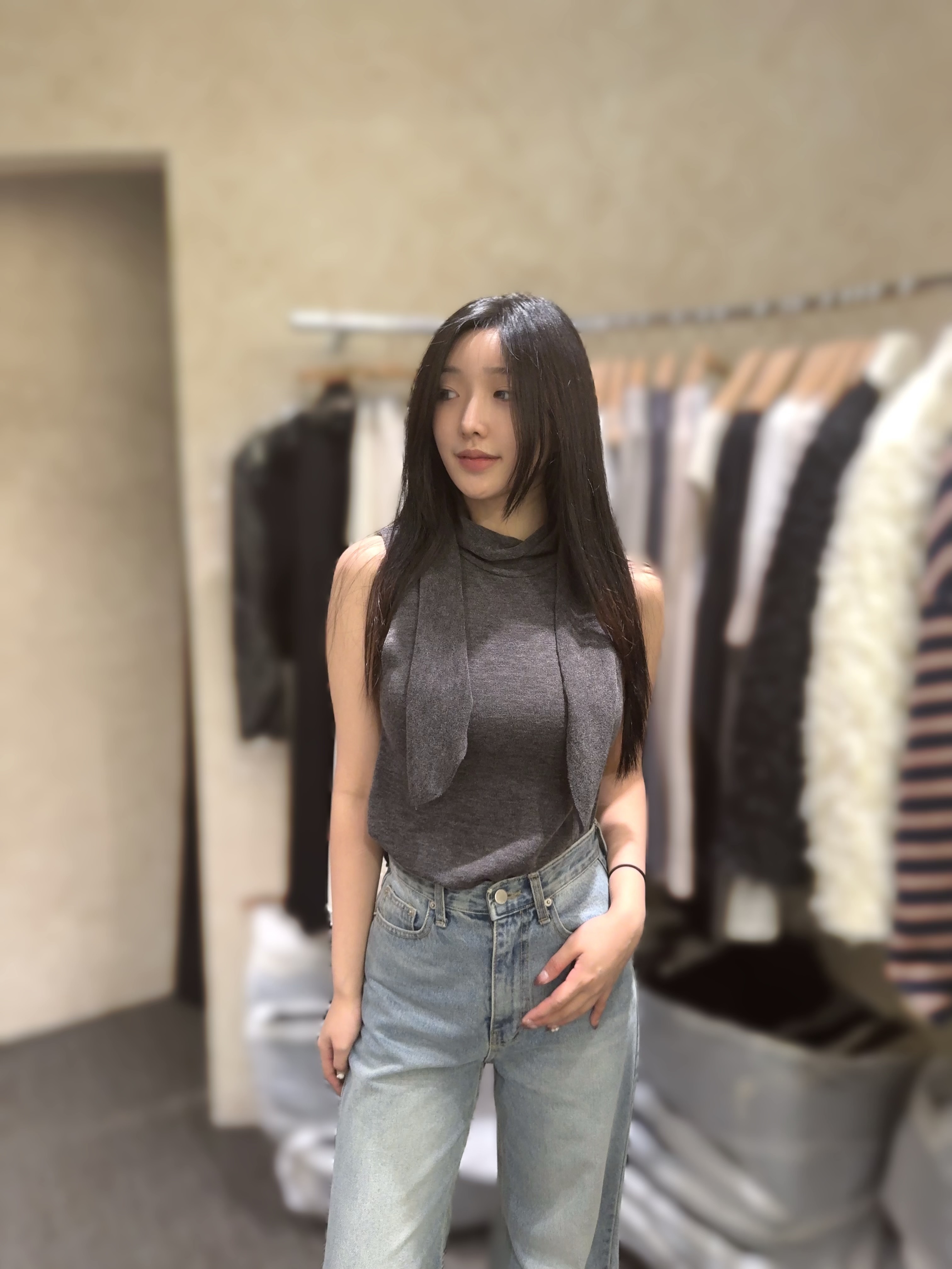 VB11 poly 料 胸32-44 長23 $419