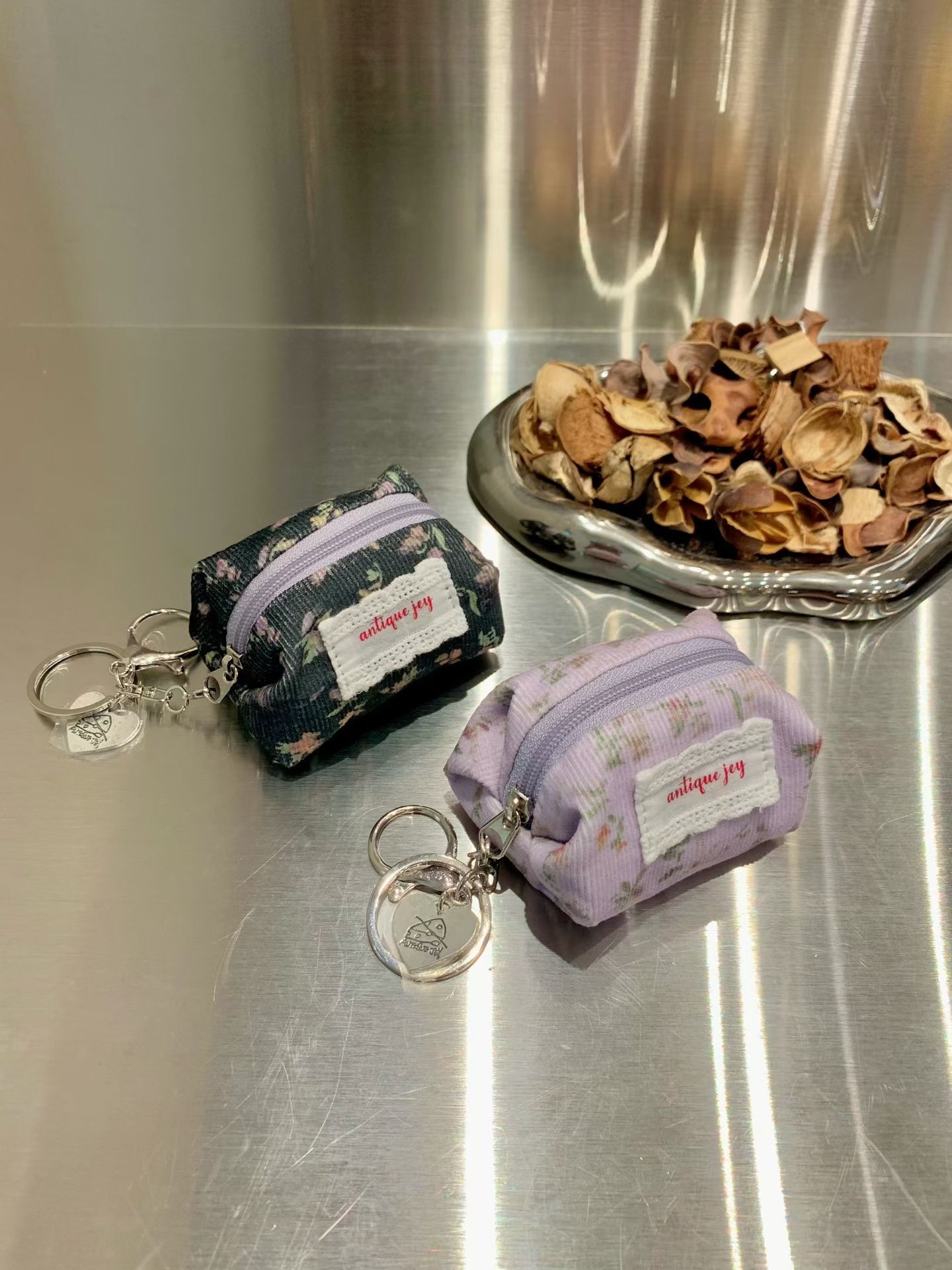 《限時團購優惠》東大門韓國製faux flower earphone keyring