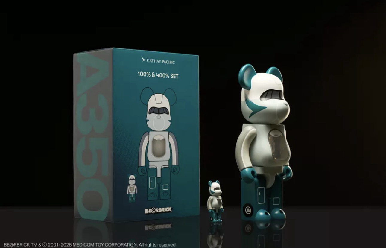 🎏預訂🎏Bearbrick 400% 100% Brushwing livery Cathy