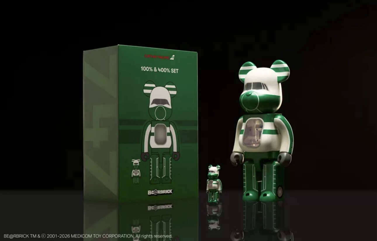 🎏預訂🎏Bearbrick 400% 100% lettuce leaf sandwich Cathy
