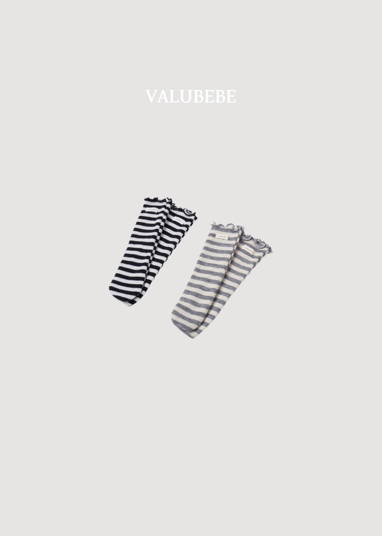 VALU BEBE Stripe Roll Socks