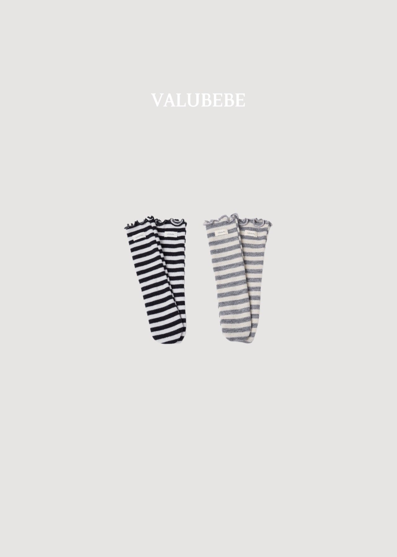 VALU BEBE Stripe Roll Socks