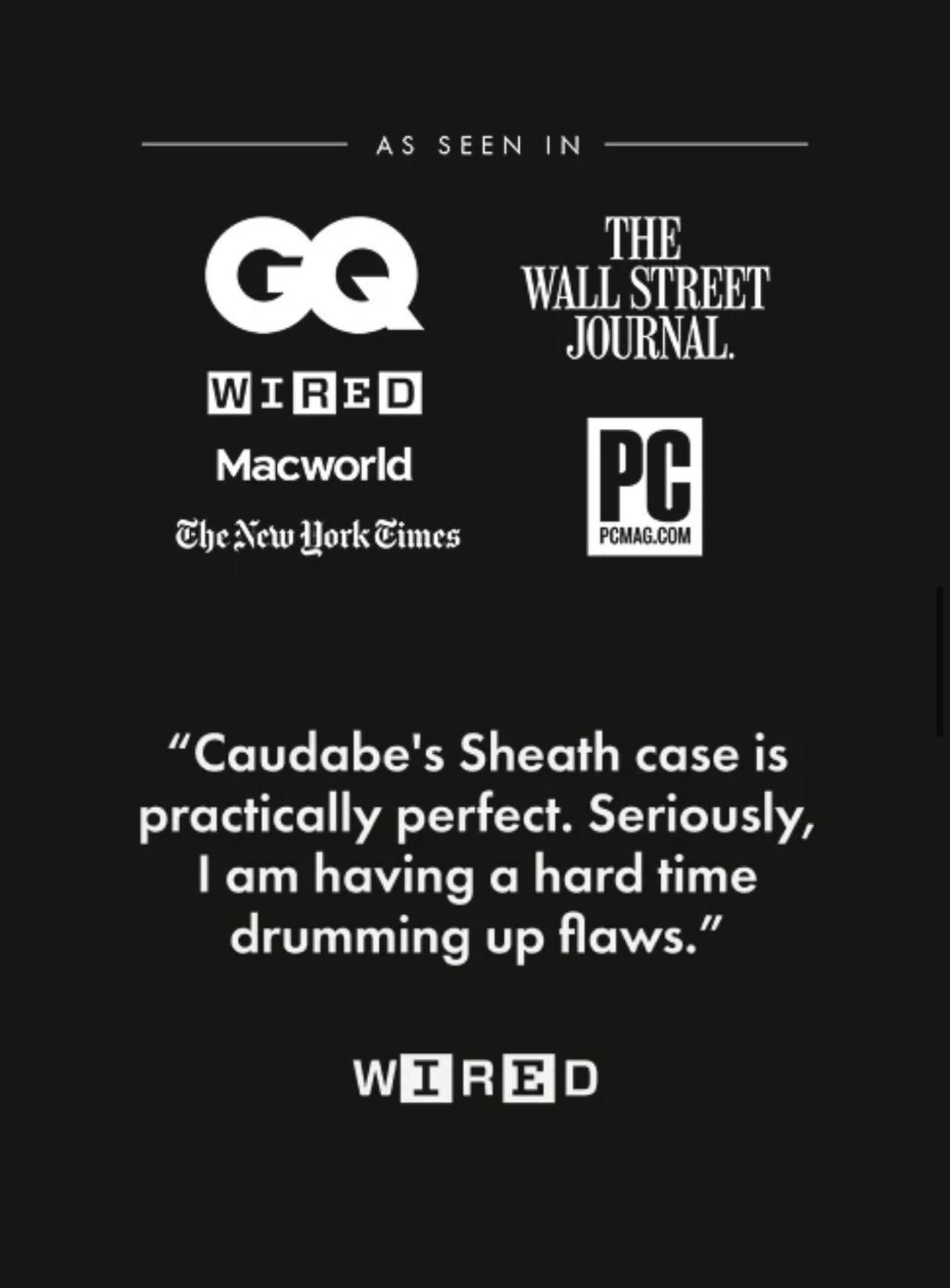 as seen in wall street journal
